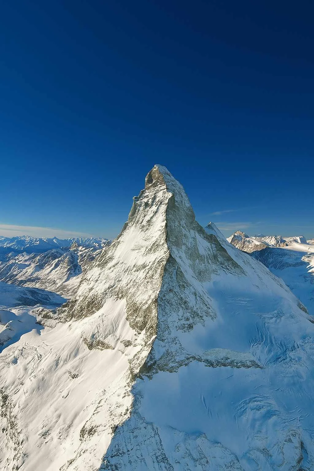 Majestic mountain peak symbolizing strong values and enduring principles