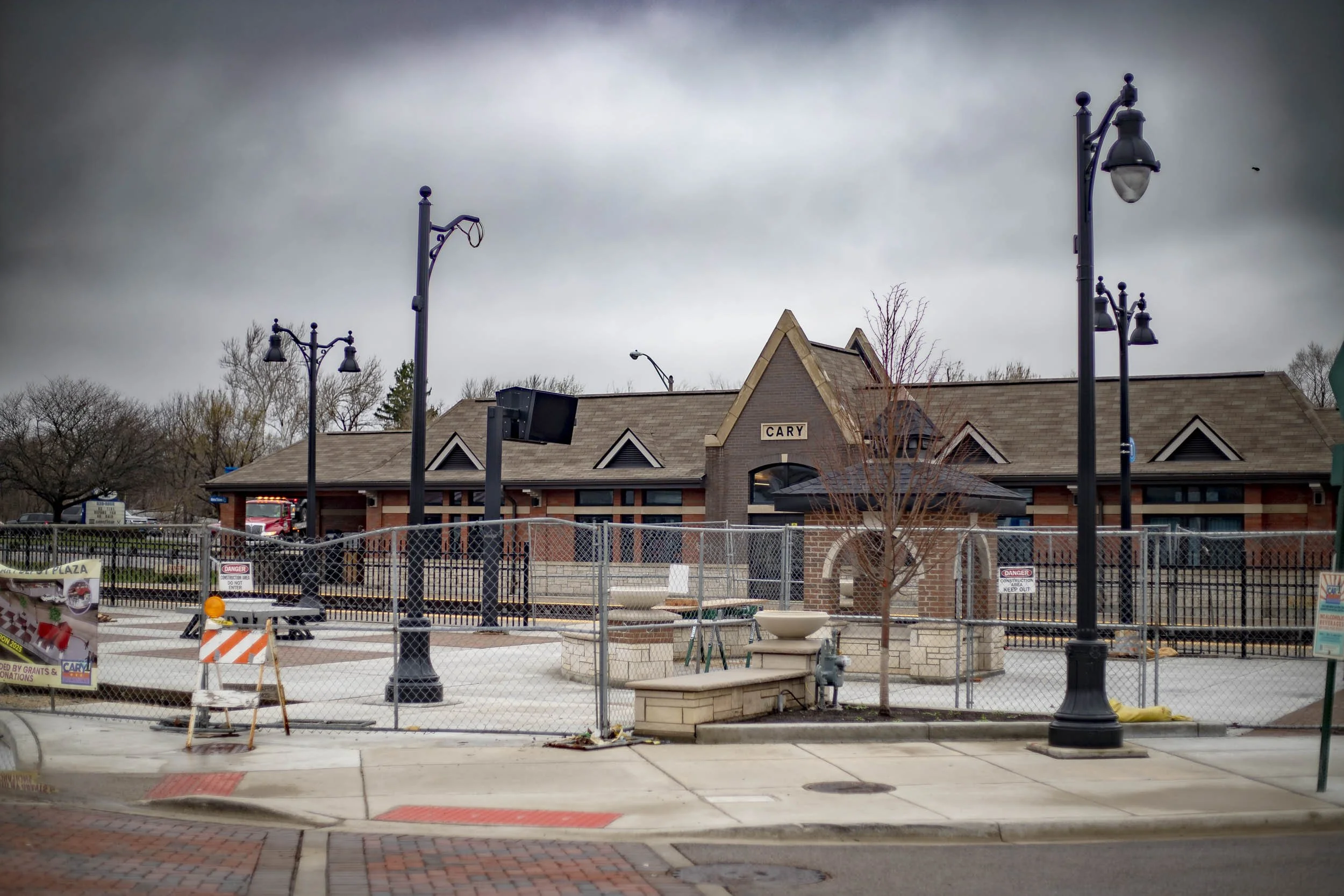 Station under construction, will be connected to the city center.  (2026)