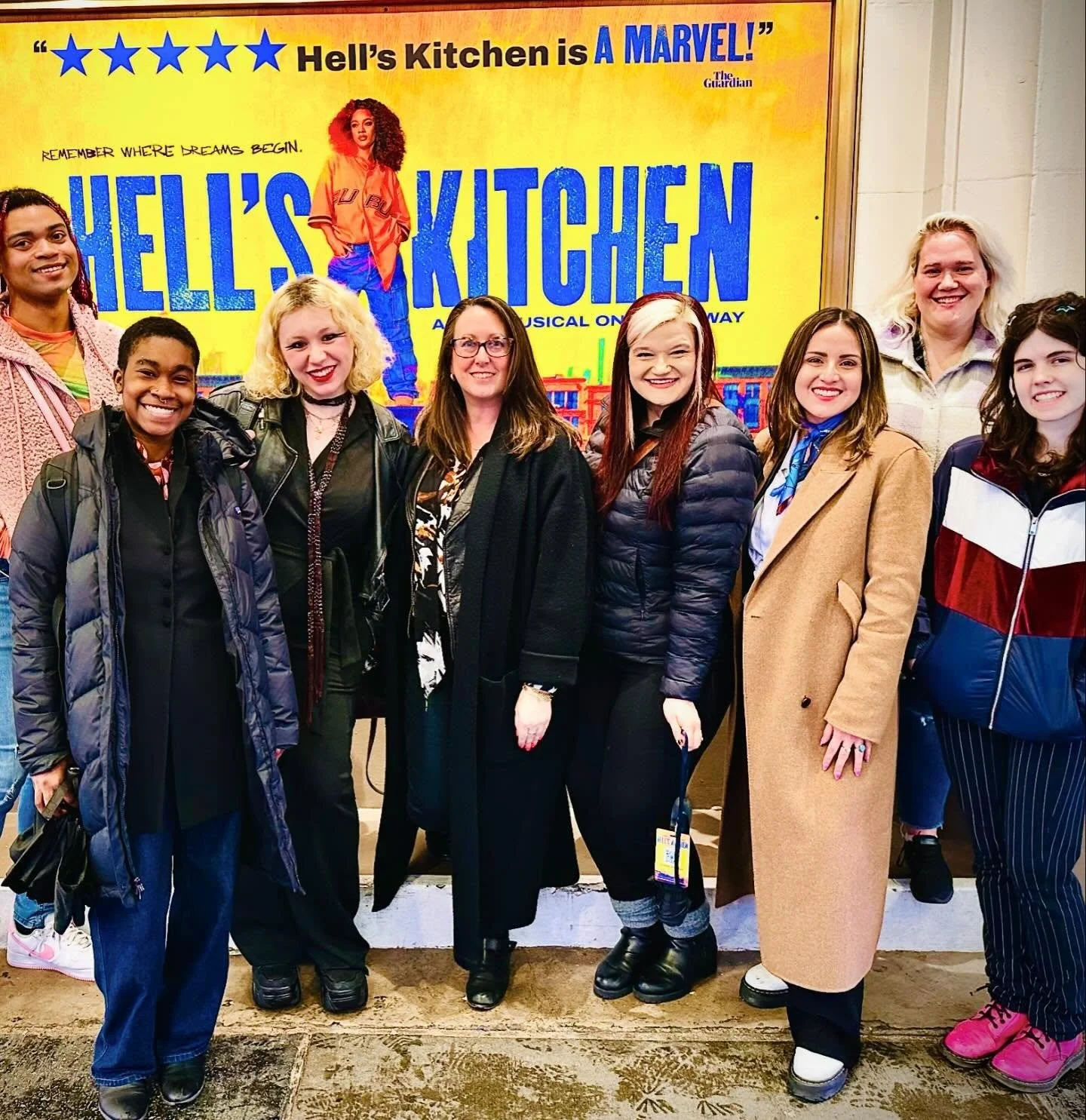 Hell's Kitchen Design Team: Tyler Arnold, Bria Dinkins, Julie Scharf, Cathy Parrott, Lindsey Kuhn, Kristen Mendez, Heather Stanley, Georgia Evans