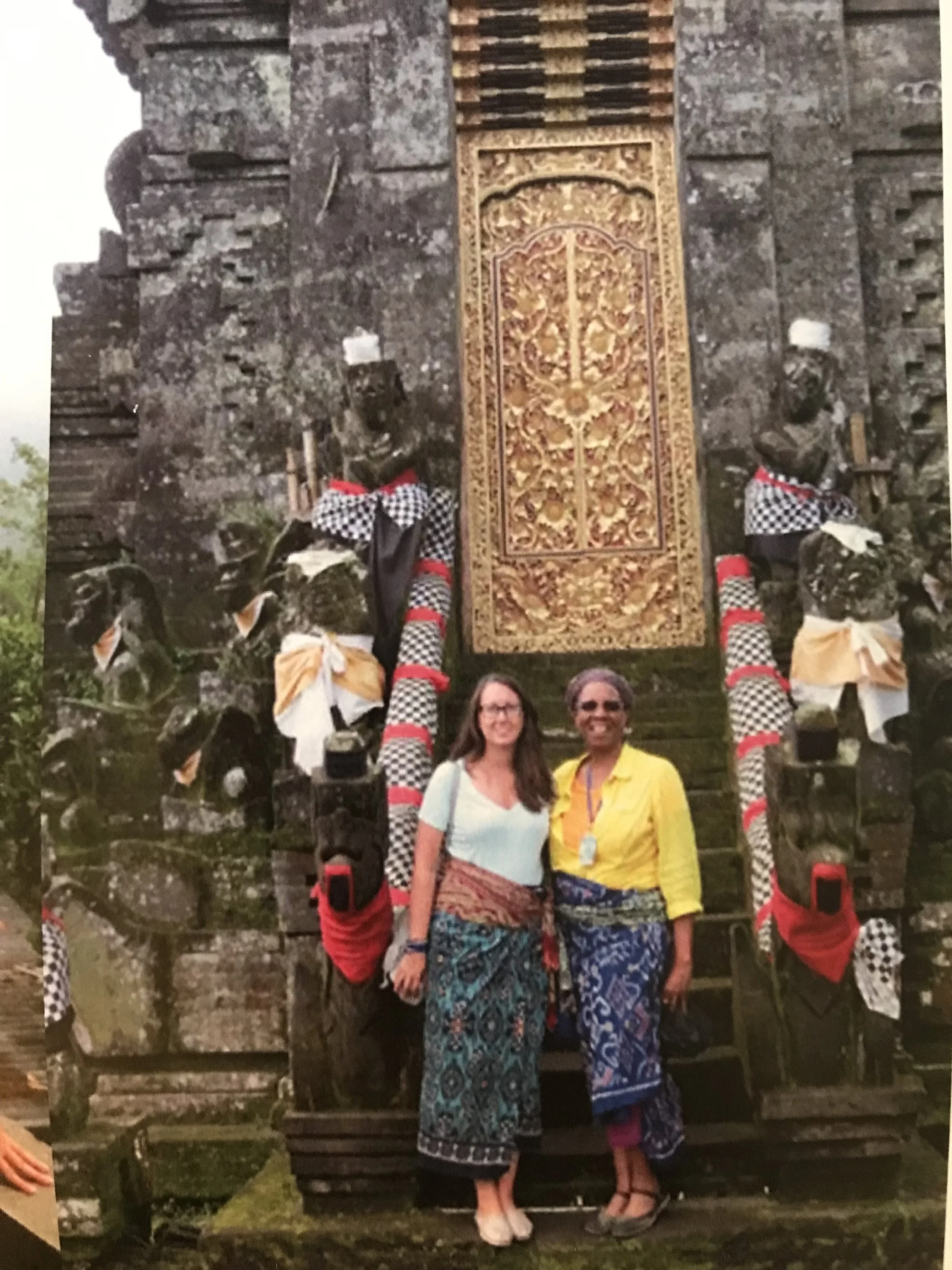 Cathy Parrott & Mentor Loyce Arthur, Bali 2013