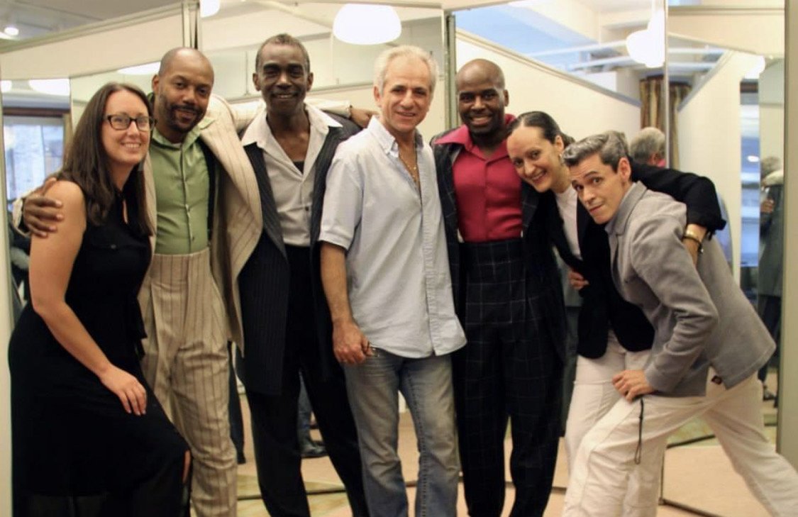Cathy Parrott, Isabel & Ruban Toledo at Artur & Tailors for After Midnight fitting. Actors: T. Oliver Reid, Monroe Kent III, Cedric Neal