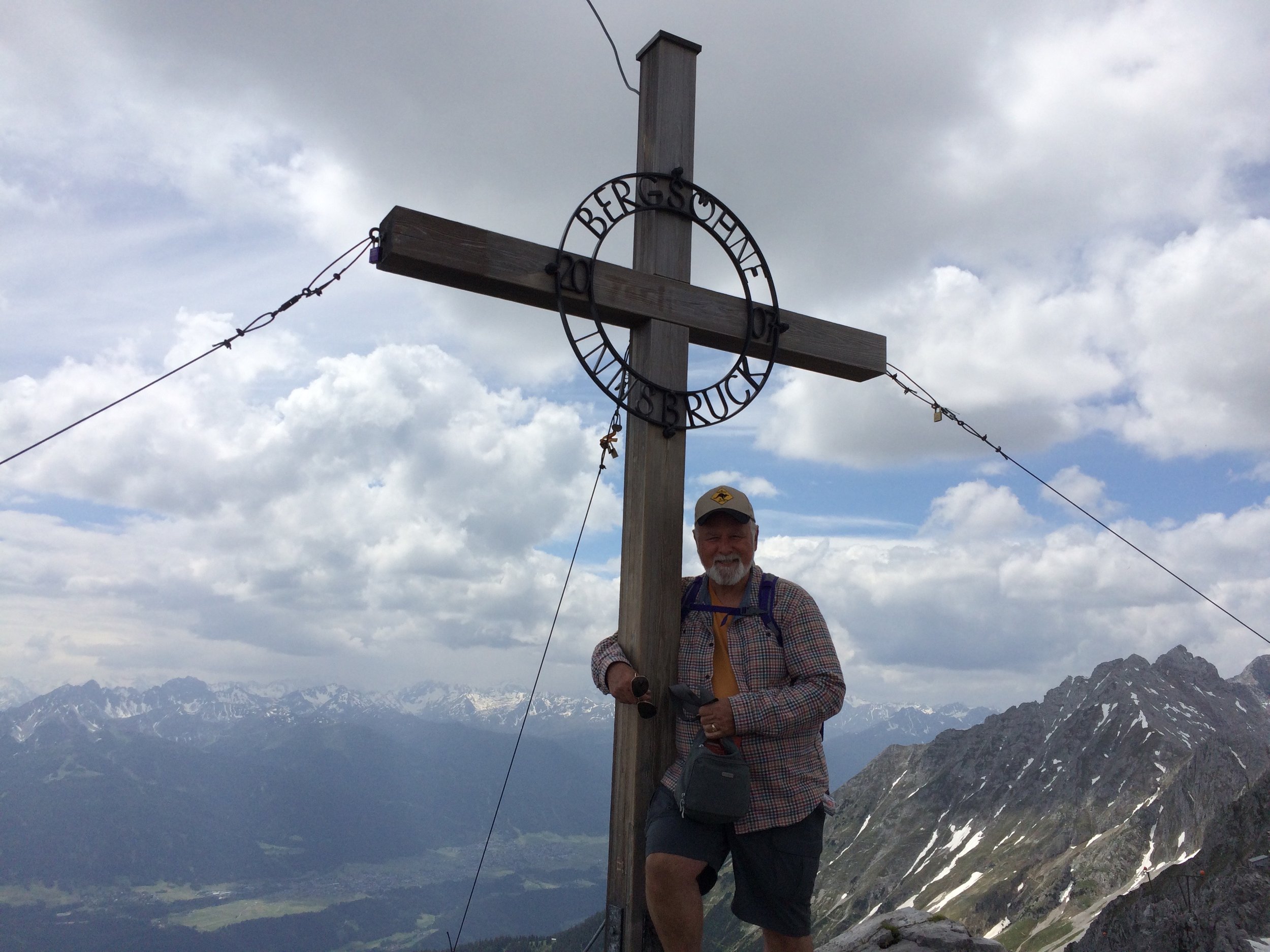 Me climbing the peaks outside of Innsbruck Austria.