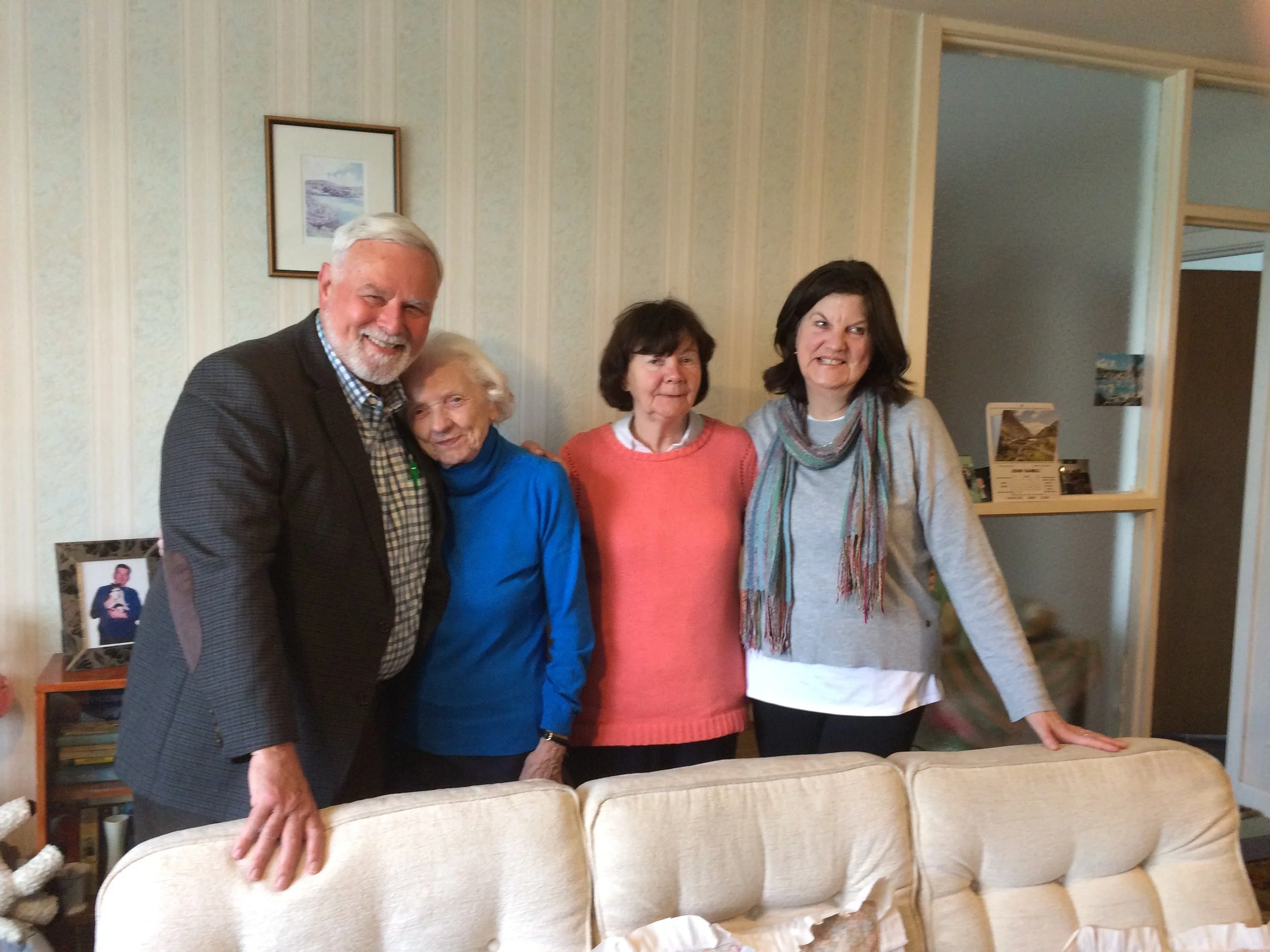 Me with three of my Irish cousins.
