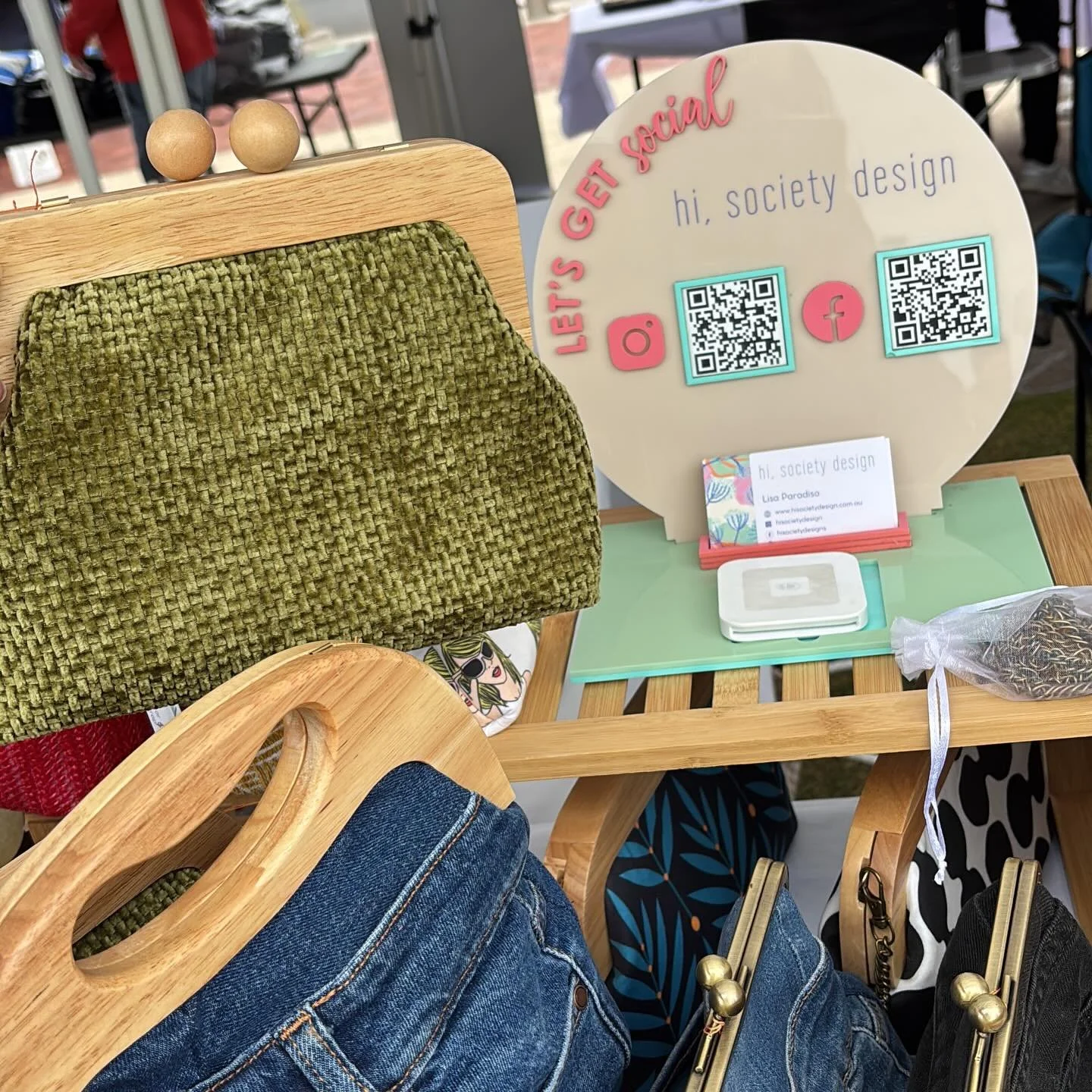 All set up at windy Henley Square today. 
Should've brought warmer clothes😬
But - enjoying the ocean view and reflecting on a great year of markets and growth for my little biz