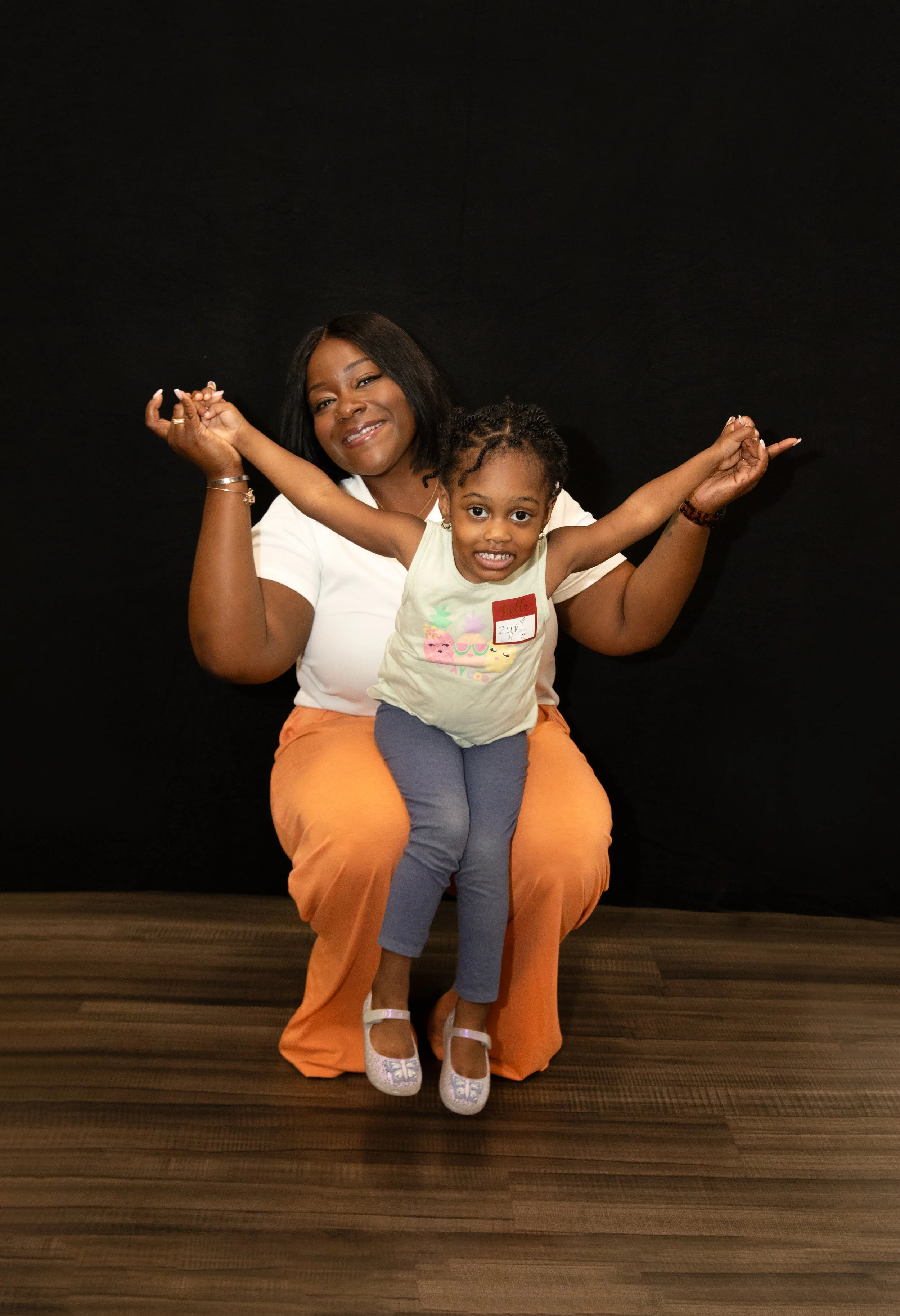 COO Ebenecia and Zuri, our founders' daughter, enjoying some time together.