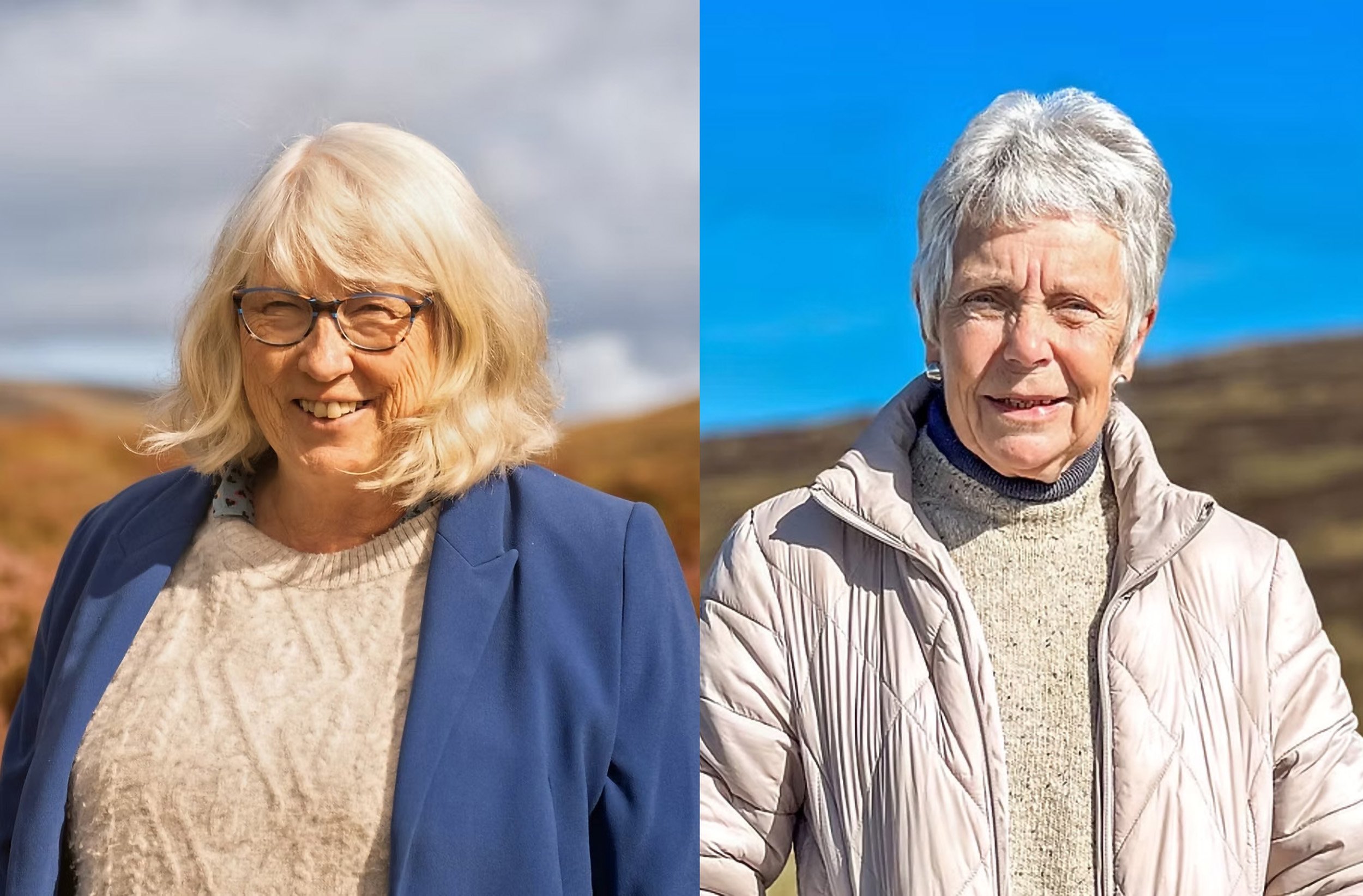 MAIRI TELFORD-JAMMEH & MARGARET POOL, two longtime residents of Langholm, Scotland who embody the community’s spirit and commitment to the Tarras Valley Nature Reserve, an ambitious community land project. Both serve as trustees of the Langholm Initi