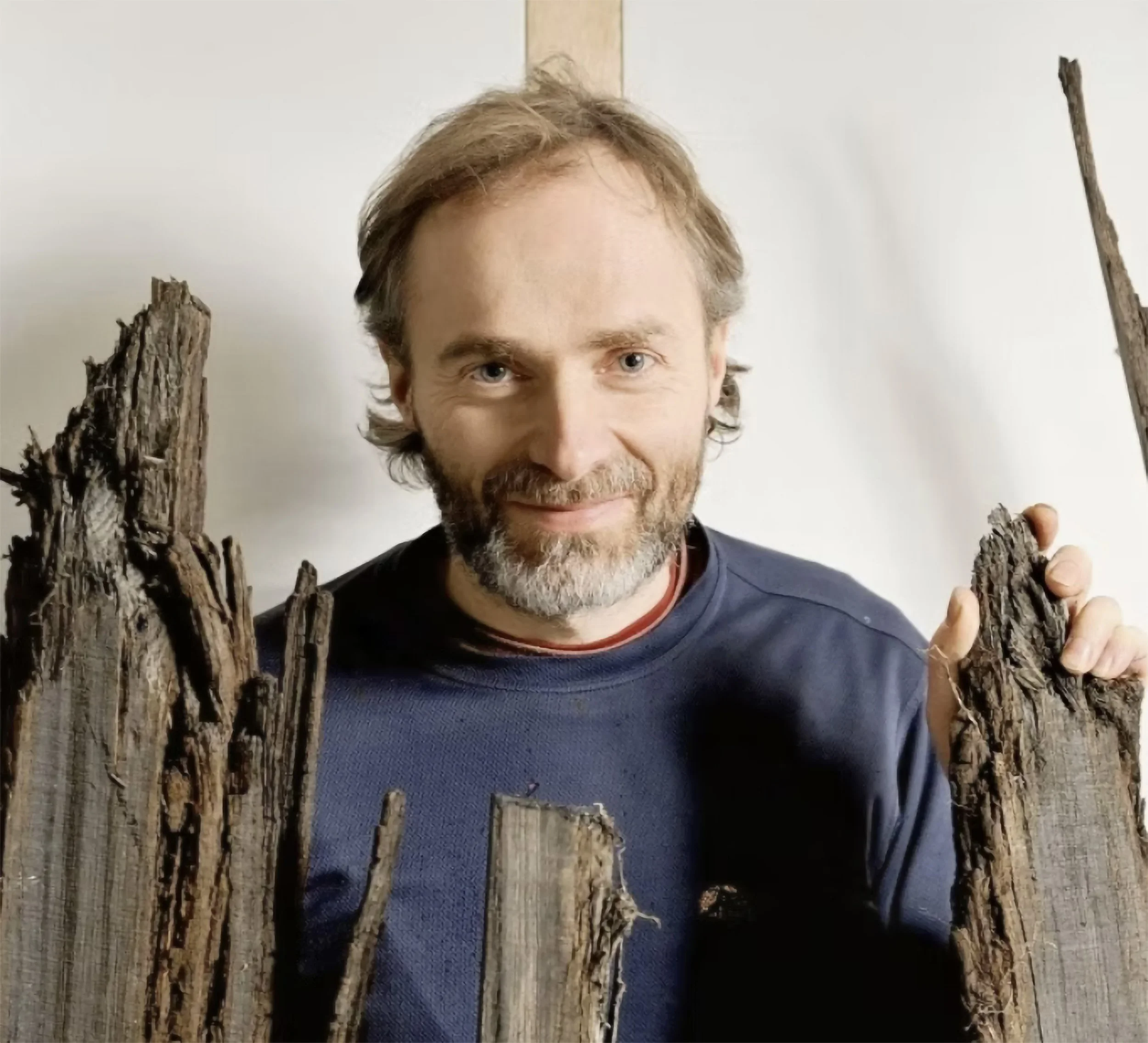 DANIEL LACEY, master woodworker and furniture maker based in Langholm Scotland, who focuses on unique, sculptural projects with reclaimed wood