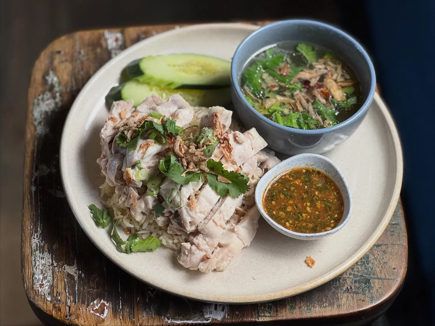 Mondays call for something simple, soothing, and full of flavor 🍗✨
Try our Thai-style Chicken Rice (ข้าวมันไก่) &mdash; comfort in every bite.