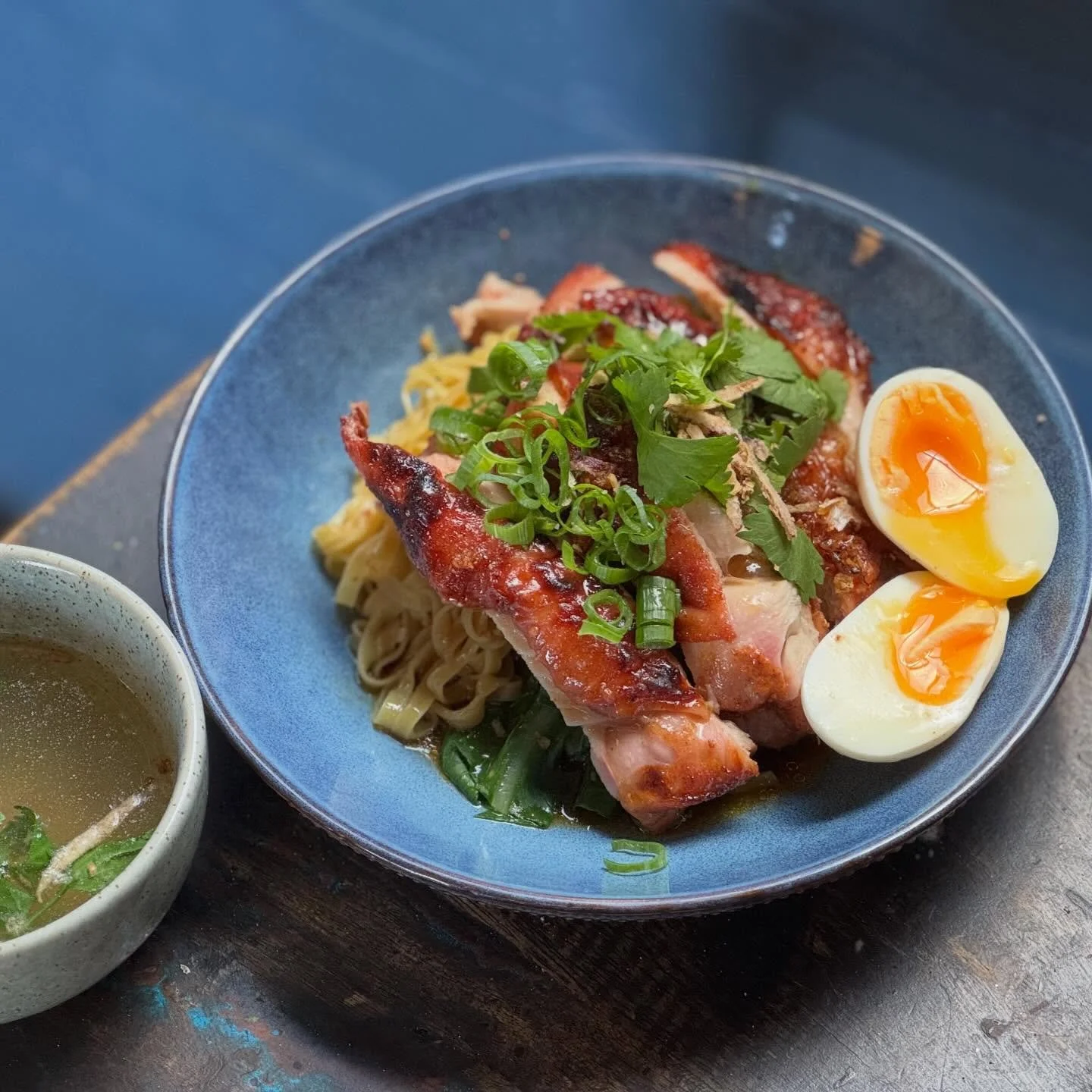 🔥 FRIDAY LUNCH SPECIAL 🔥
Thai-style BBQ Chicken served with egg noodles, tender blanched kailan, and soft-boiled egg &ndash; packed with flavour and straight from the heart of Bangkok street food.

📍 Available Friday only | 12pm &ndash; 2:30pm or 