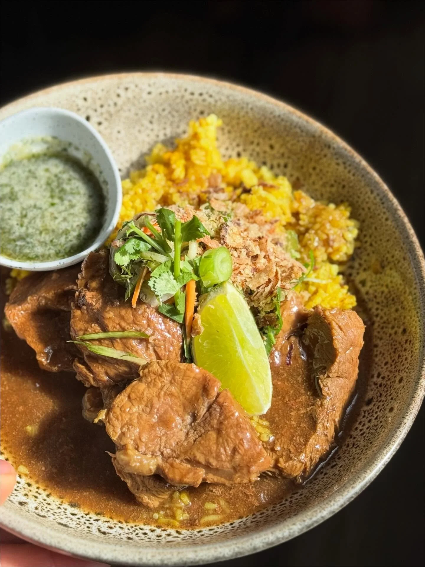 Kao mok Neur kinda day. - fragrant rice, tender beef, unforgettable flavor.&rdquo;🤤✨ #foodievibes