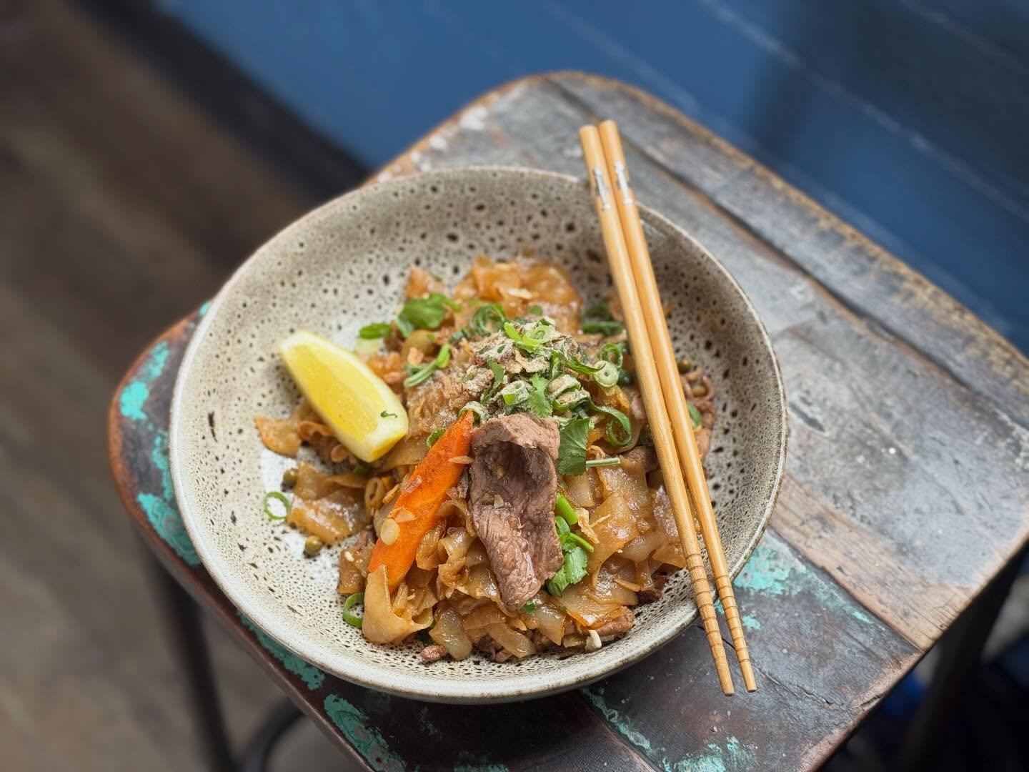 Turn up the heat this Tuesday 🔥
Our famous Drunken Noodles (Pad Kee Mao) are back &mdash; bold, spicy and bursting with wok-flamed flavour.

Available 12.00 &ndash; 2.30 pm or until sold out!
Spice lovers, this one&rsquo;s for you. 🌶️

📍 West End 