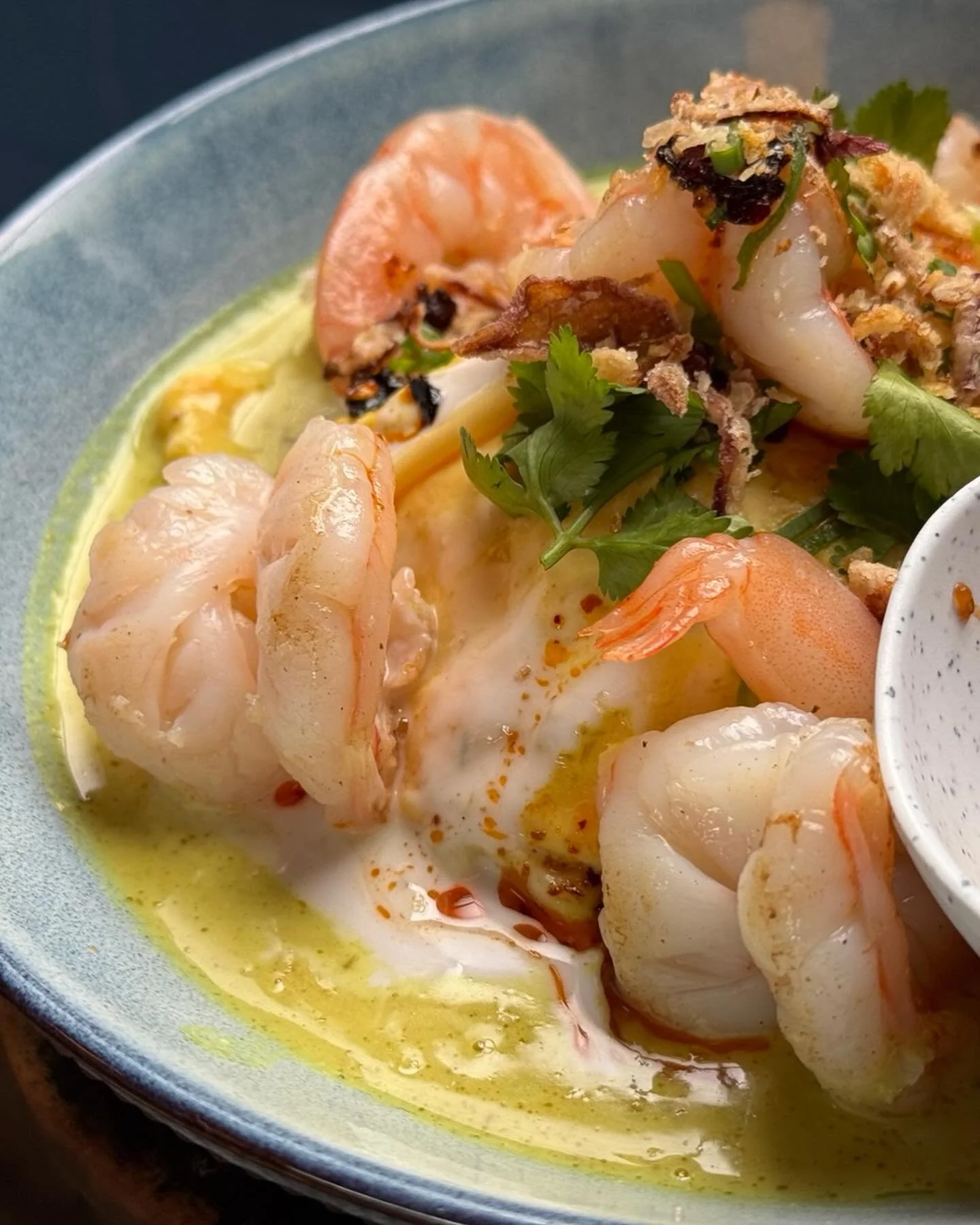 📣 Sunday Special

🥚🍤 Prawn Green Curry Omelette with Rice 🍚🌿
Golden, fluffy omelette wrapped around juicy prawns, soaked in our rich, house-made green curry. Served with jasmine rice for the ultimate Thai street food indulgence. 🌶️🇹🇭
⁠
🔥 Onl