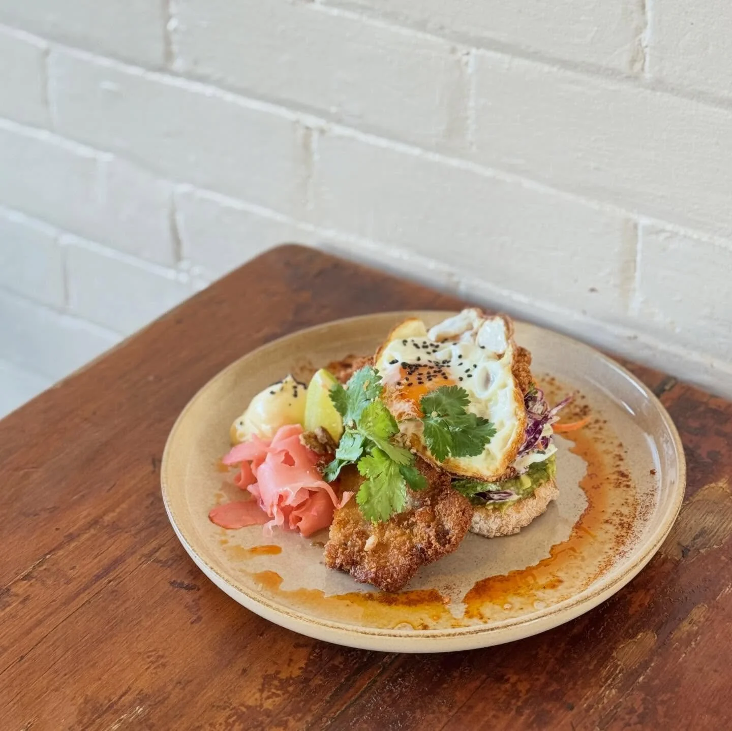 ✨ Saturday Special

Our house-made pork schnitzel, golden and crisp, served on avocado toast with a perfectly pan-fried egg on top. 🍳🥑 

A hearty brunch with bold flavour and the comfort of a weekend favourite.

Available today until sold out at We