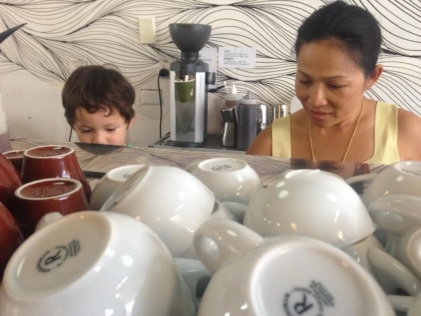 The shop has changed a little since 2014&hellip; and Macey is in High School now. But Em hasn&rsquo;t aged a day! 

#ThrowbackThursday #2014 #westendcoffeehouse #wech westend4101