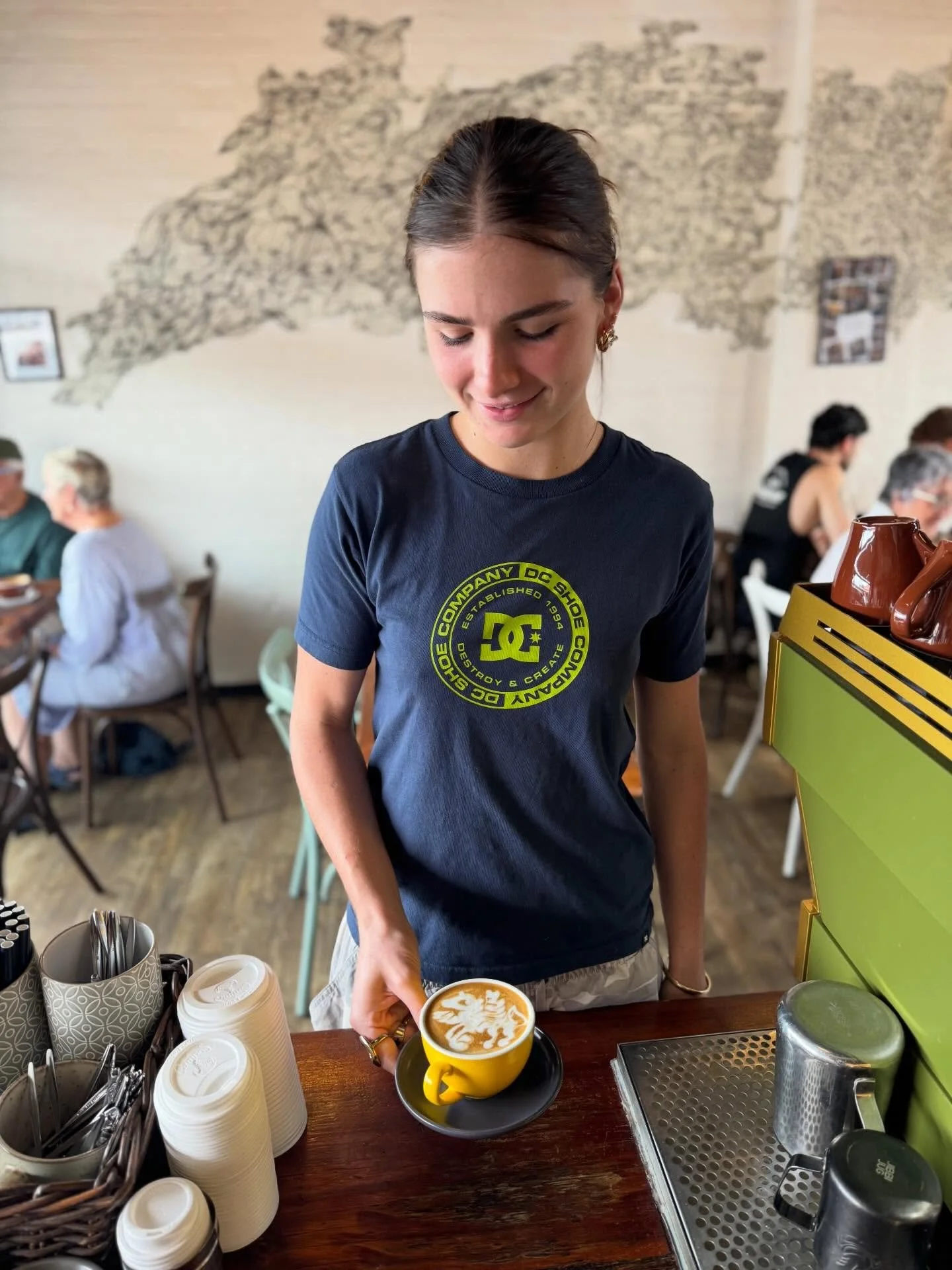 Most beautiful coffee art in west end❗️