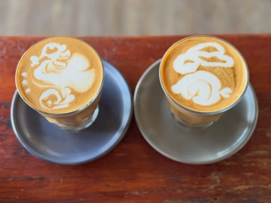 Be honest&hellip; which one would you grab first? 😏. 👈 Left
👉 Right 
#brisbanecafe #brisbanecafes #brisbaneeats #latteartgram