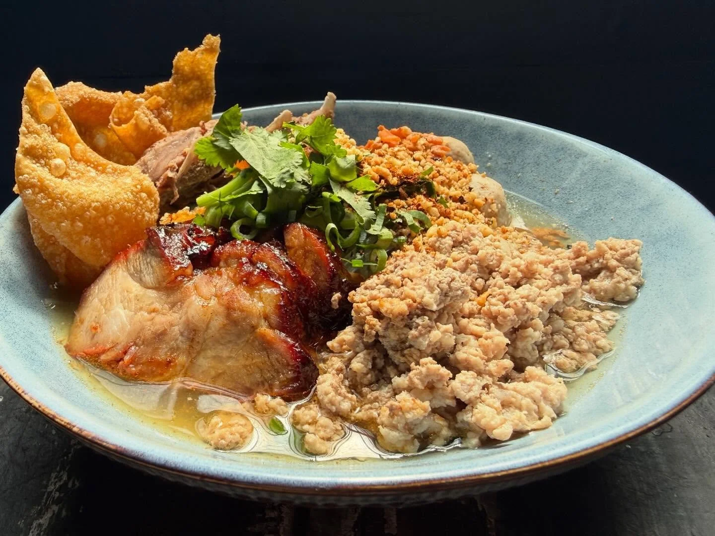 Today&rsquo;s Special is ready for you right now at #westendcoffeehouse 

Sukhothai (ก๋วยเตียวสุโขทัย), a different version of a Tom Yum Noodle Soup that features many different preparations of pork. Thai BBQ Pork, Pork Meatballs, Pork Mince and a fl