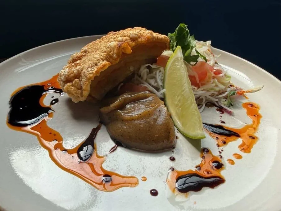 Saturday calls for something a little indulgent.

Our Roasted Pork Belly&mdash;crispy, tender, and rich&mdash;paired with charred apple pur&eacute;e and a fresh sweetheart slaw for that perfect balance of sweet, smoky, and crunch.

This one doesn&rsq