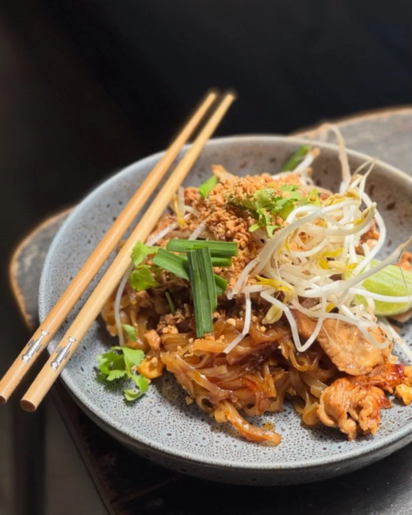 Pad Thai Thursday 👑 Sweet, tangy, nutty perfection &ndash; only on Thursdays for lunch, then it&rsquo;s brunch on the weekend. Don&rsquo;t miss it 🍜✨ #westendeats #cafebrisbane