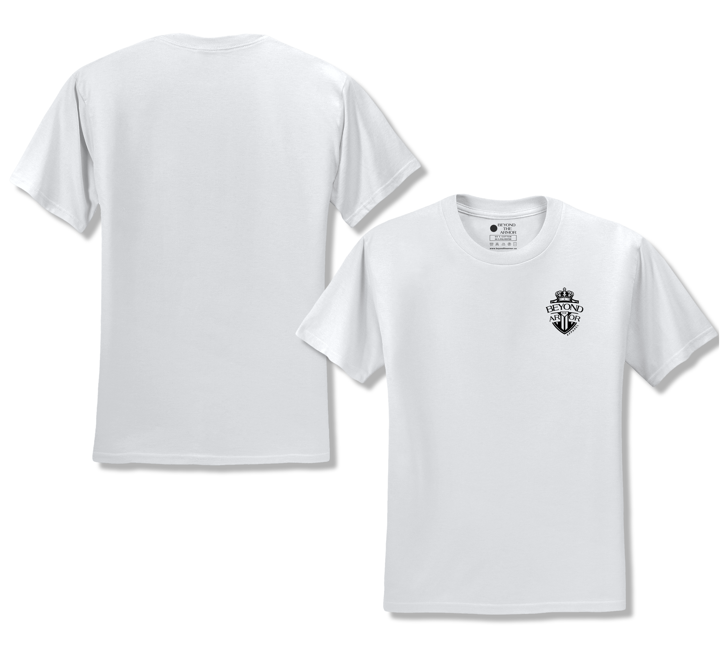 T-Shirt White Front Plain Classic No B.G..png