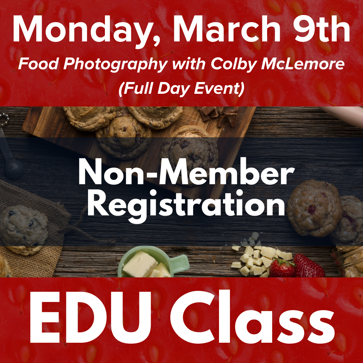 Inspire 2026 - Non-Member Registration Commercial Food Photography