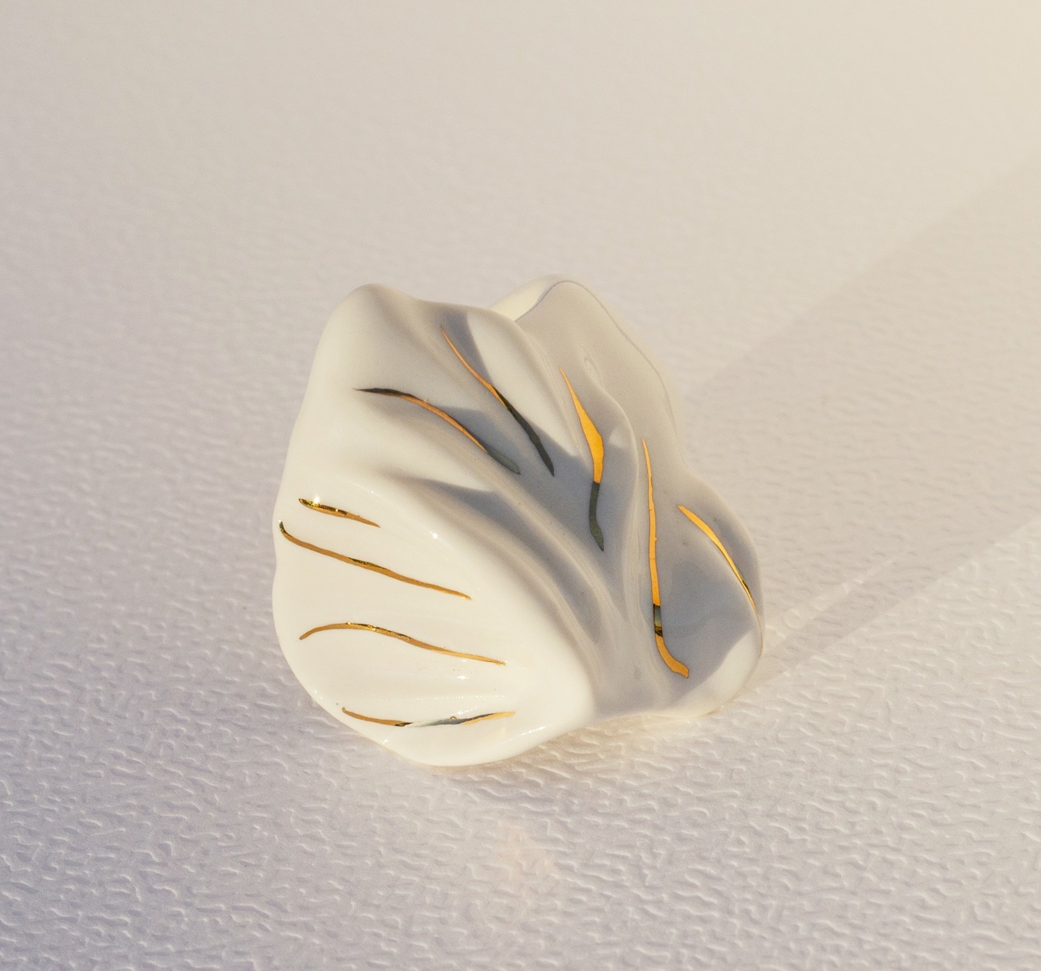 This ring made me realize, once again, how much of what surrounds us shapes who we are. It becomes part of how we see, how we think, and eventually, what we create.

A friend once gave me a beautiful anthurium flower. I placed it on our dining table 