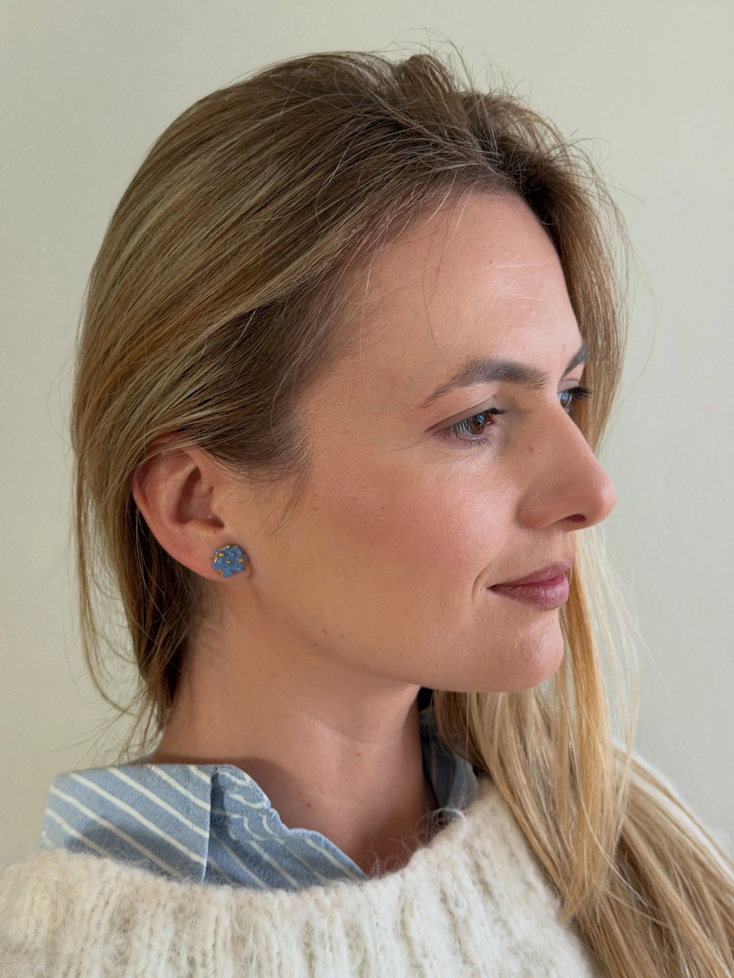 These earrings are called In a Good Mood. 
The name says pretty much everything I&rsquo;d like these little ones to be.

For days that feel light and easy, and for the ones that could use a little more of that.

Available on raiars.com &middot; &euro