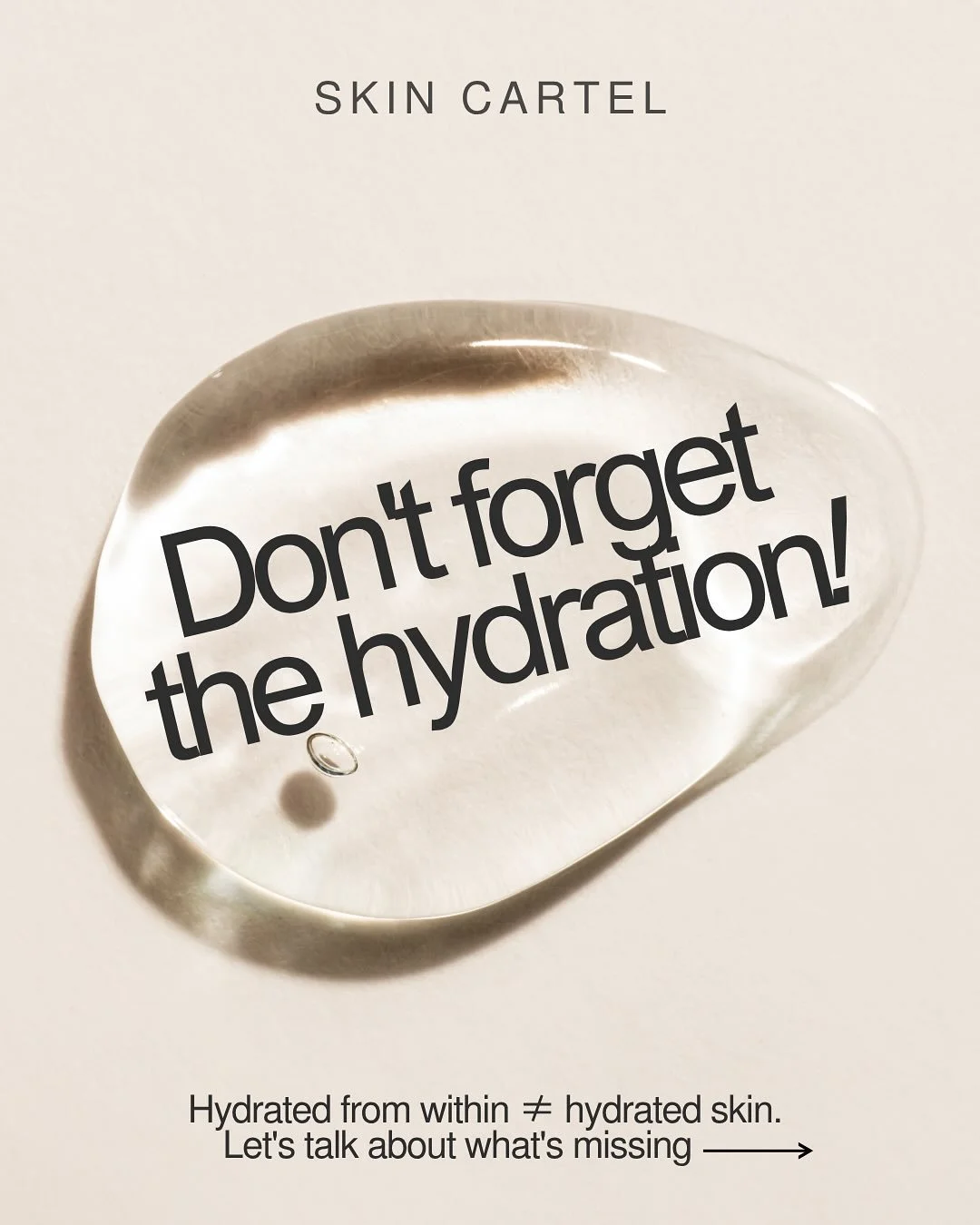 Dry skin? Before you blame your moisturiser, let&rsquo;s talk about what hydration actually means&mdash;and why it&rsquo;s a multi-step game.

Swipe for the breakdown ➡️

✨ Internal hydration (yes, water + electrolytes matter)
✨ Topical hydrators tha