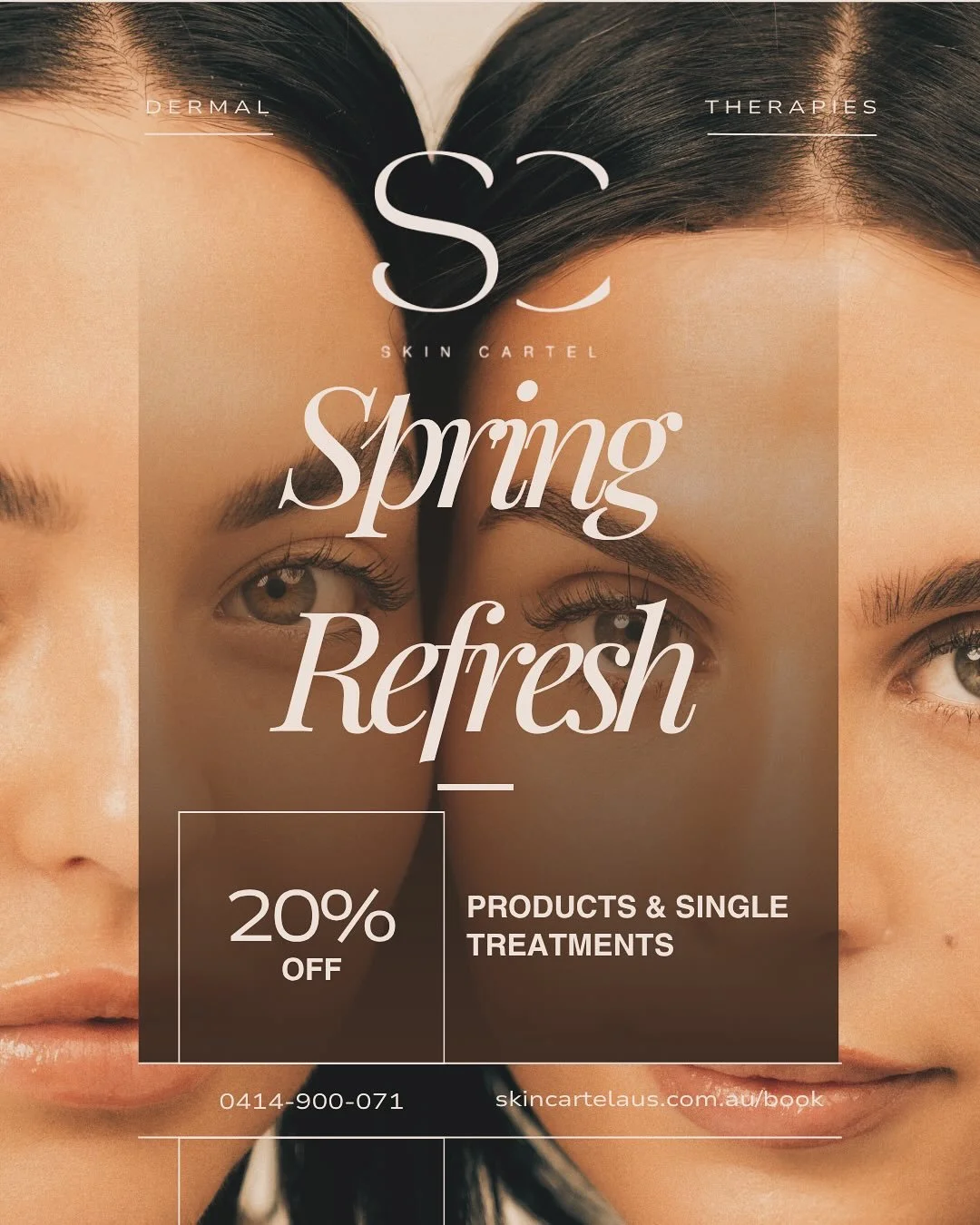 New season, new skin ✨

20% off products &amp; treatments for our Spring Refresh event! Treat yourself to that facial you&rsquo;ve been thinking about &ndash; your skin will thank you 🤍

⏰ Ends 30/11/25
📞 0414-900-071