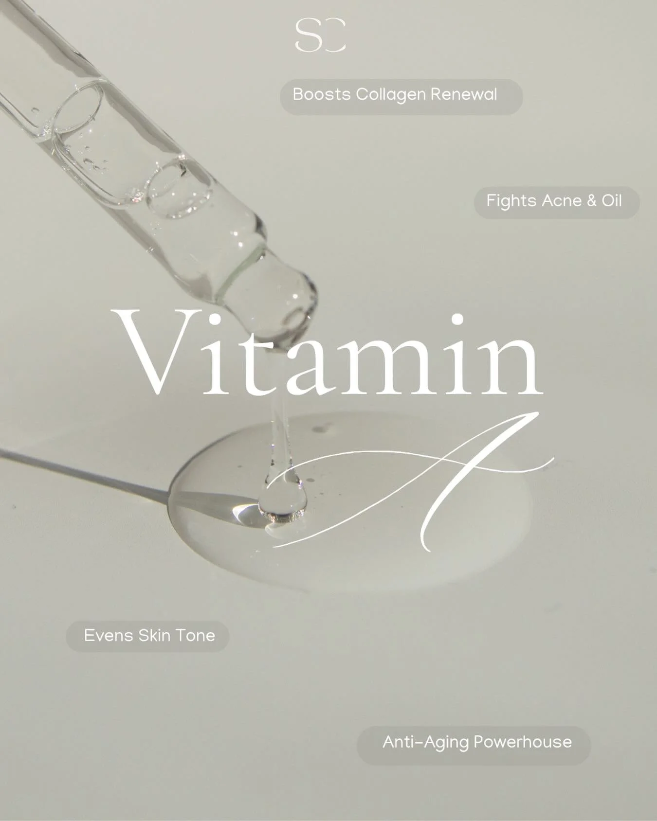 Vitamin A

The gold standard of skincare &mdash; and for good reason.

Vitamin A renews, refines, and fights the signs of ageing from the inside out. Powerful. Proven. Worth it.

#vitamina #retinol #skincartel #antiaging #proaging