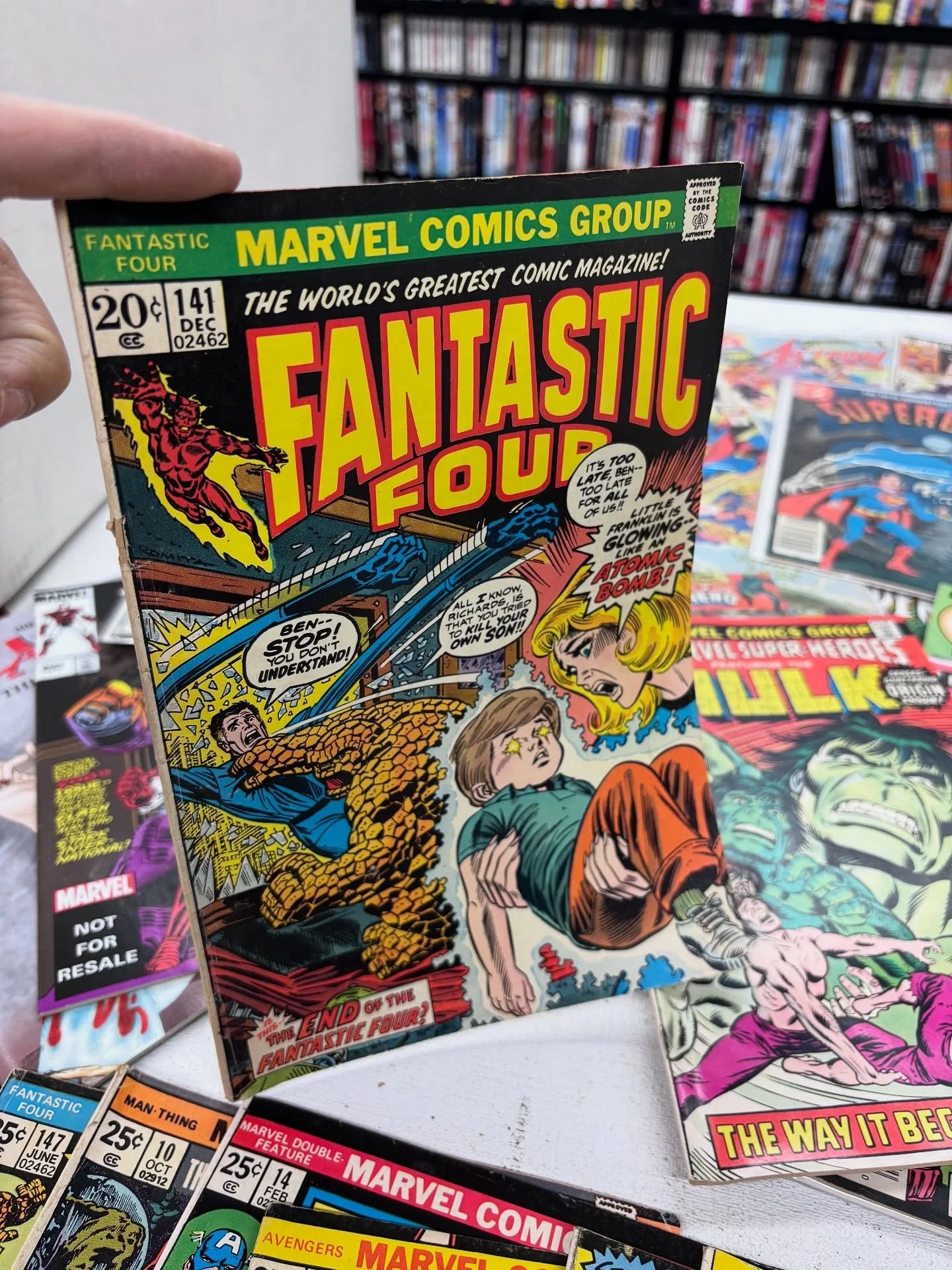 In the words of the immortal Stan Lee, “Make mine Marvel.” OK, Stan, we hear ya. We are going to bring out some Marvel books this week, along with some other vintage titles. 
We are going as low as 20 cent cover prices. 600 more comics a