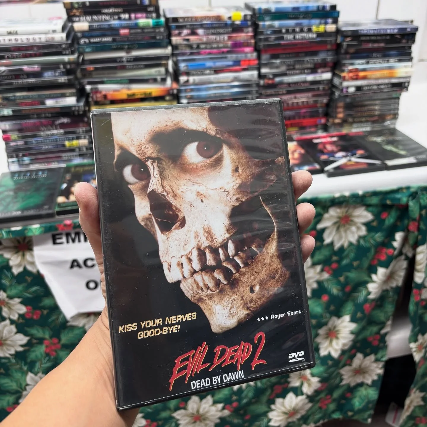 😱 100 Scares Hitting the Shelves! 😱
Get ready for a terrifyingly good time! We’re unleashing our entire horror inventory this week, with chilling DVDs hitting the shelves this Wednesday!
Don’t miss your chance to snag some spine tingl