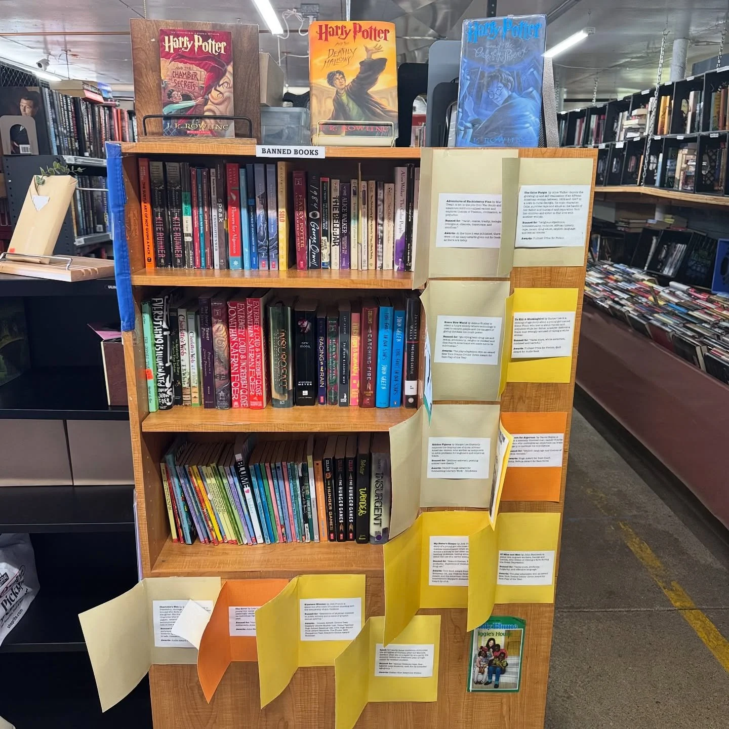 It’s Banned Book Week! Come check out our banned book selection! 
O U R  H O U R S :
W & Th 10 - 5
Sat 9 - 1 
📍 18 Pocono Road, Denville, NJ