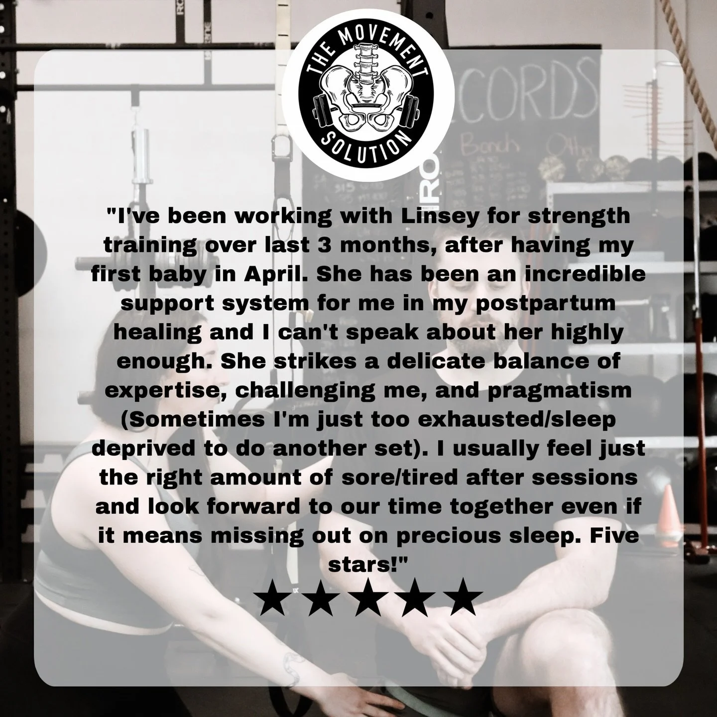 I absolutely love supporting new moms and empowering them through strength training and exercise. So proud of how far this Mama has come in a short amount of time 😊💪🏻🤍