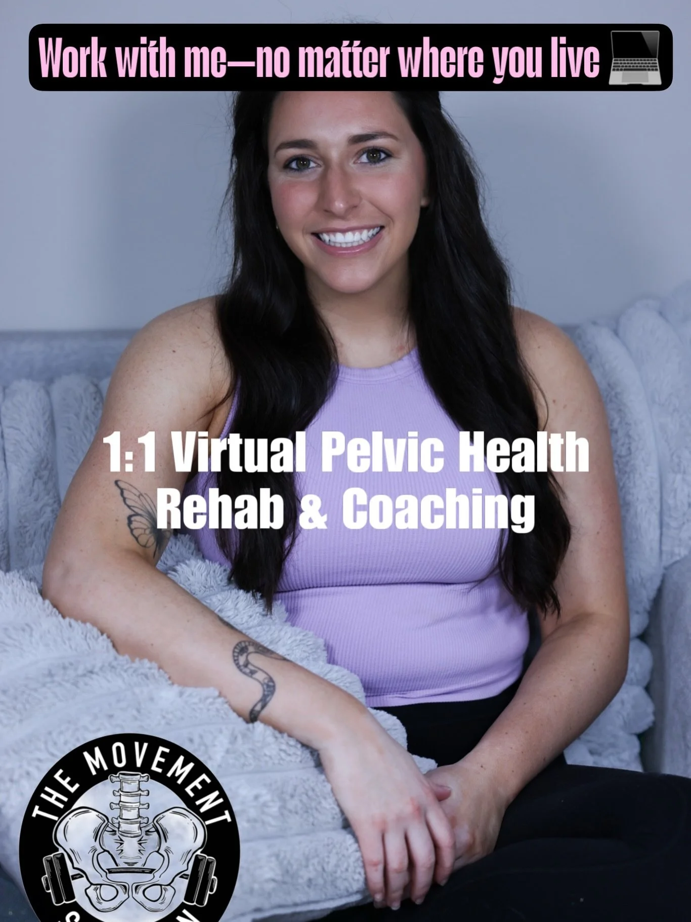 You don&rsquo;t have to live nearby to work with Doc Roth at The Movement Solution 💻

I offer 1:1 virtual pelvic health coaching with:

✔️ Weekly or every-other-week video sessions (based on your needs)
✔️ Real-time coaching on movement, form, and e