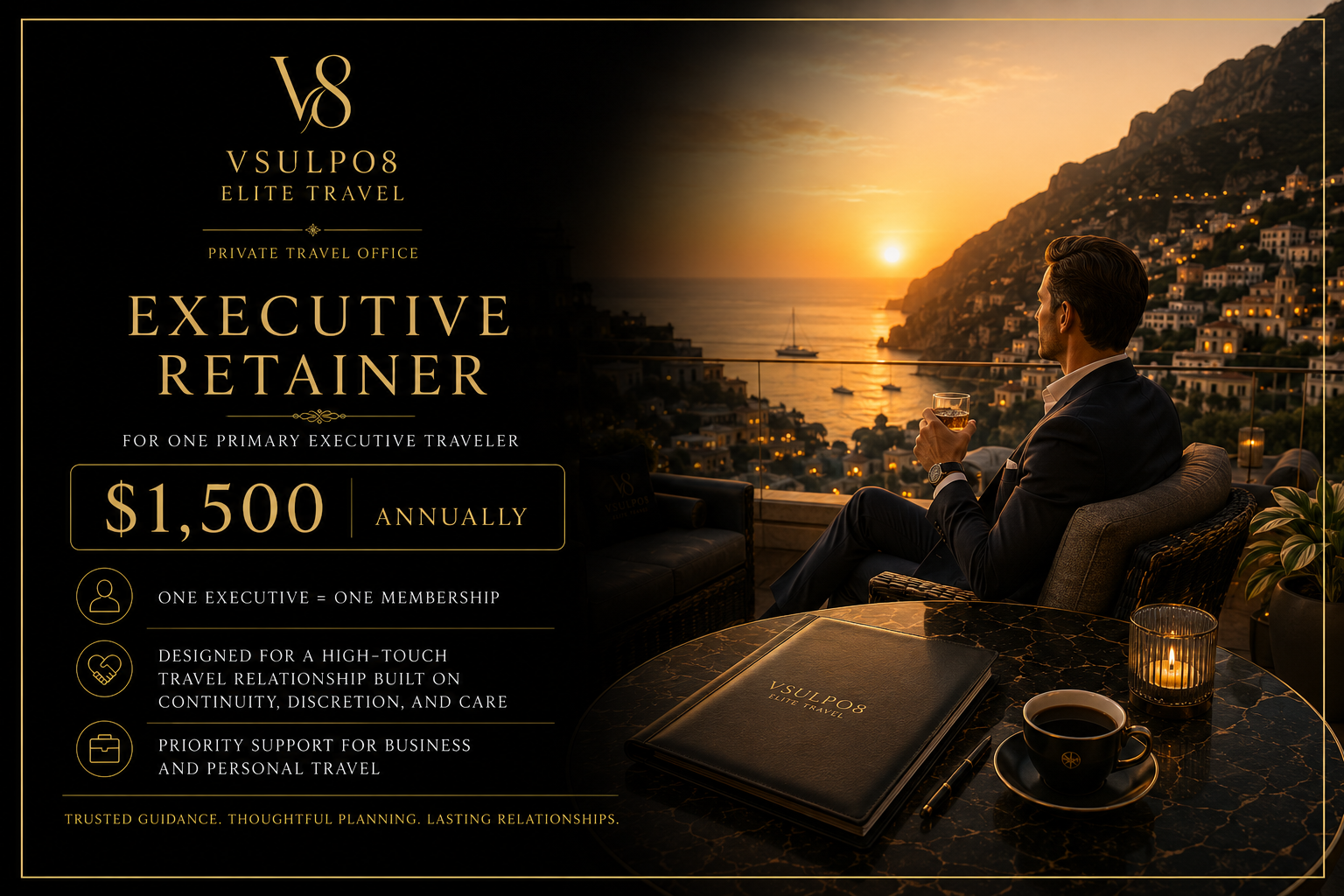 Executive Private Travel Office Retainer