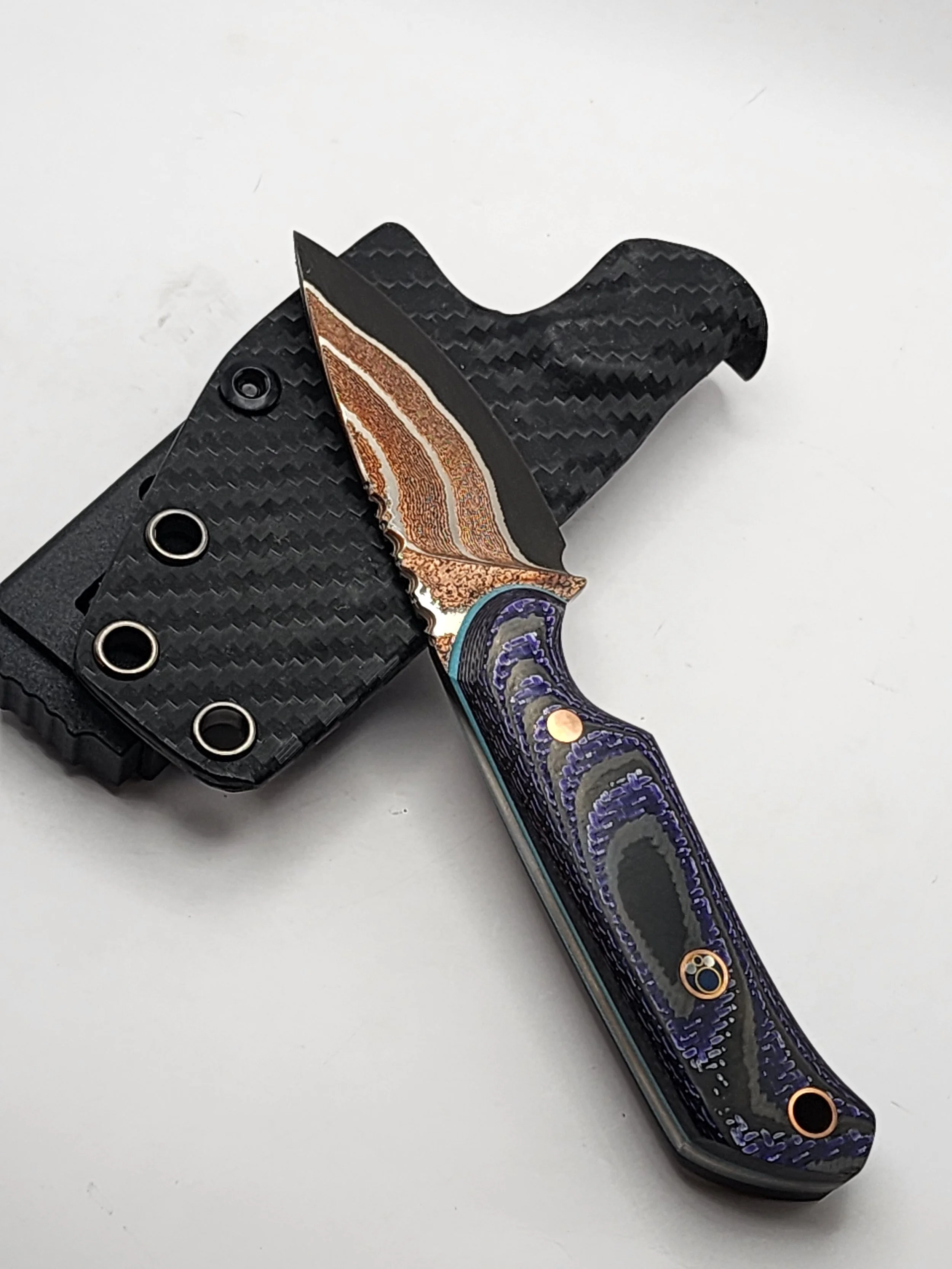 PURPLE TSUNAMI DROP POINT EDC