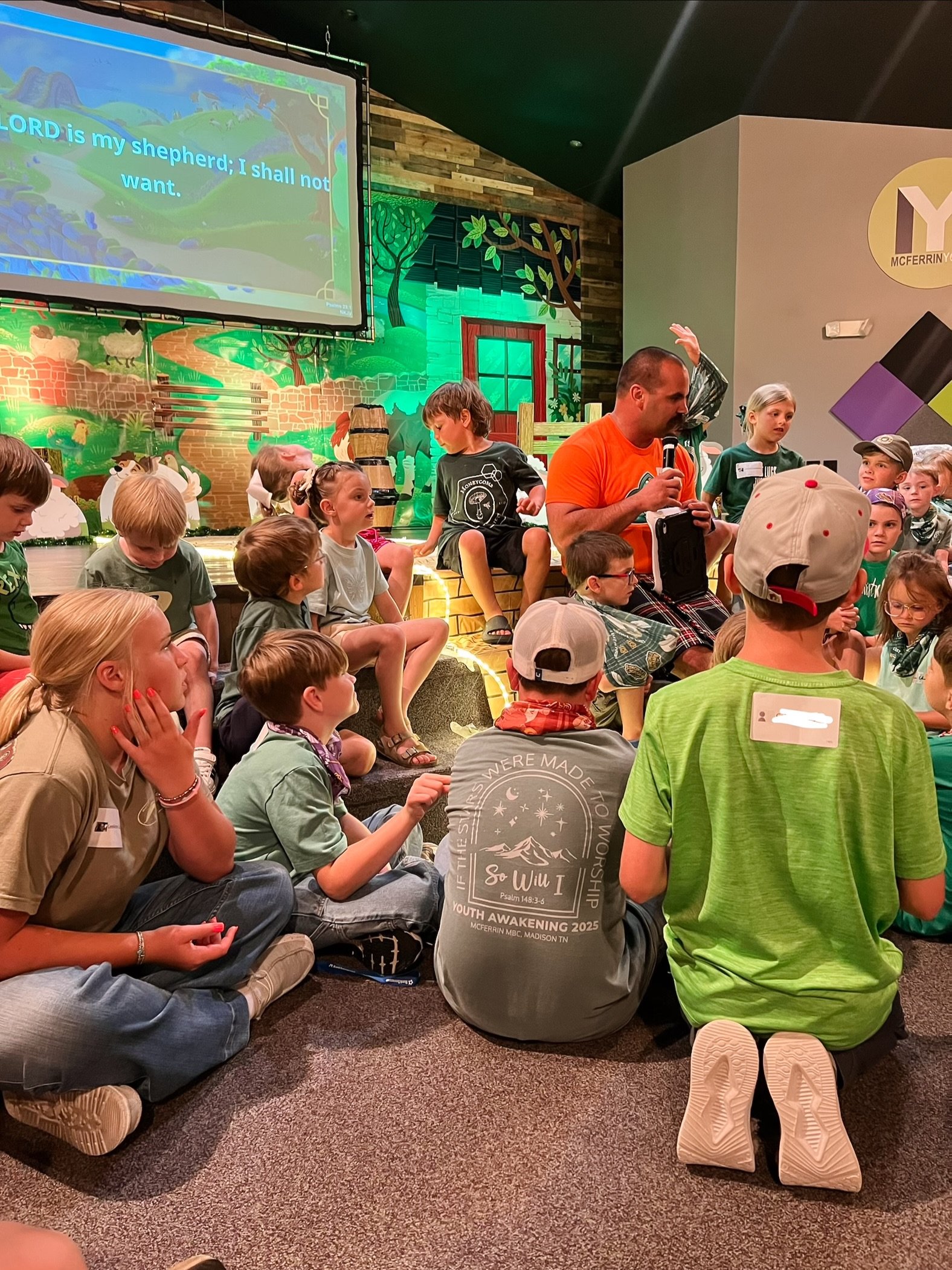 Day 1 of VBS at McFerrin Missionary Baptist Church! 

An evening full of worshipping, games, crafts, community, and most importantly, learning all about our Lord and savior 🐑☘️

It&rsquo;s not too late to sign your kiddo up for night 2!! 
https://mc