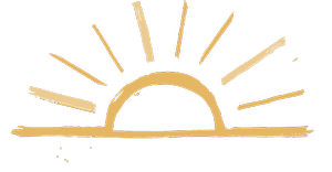 Hand drawn sunrise