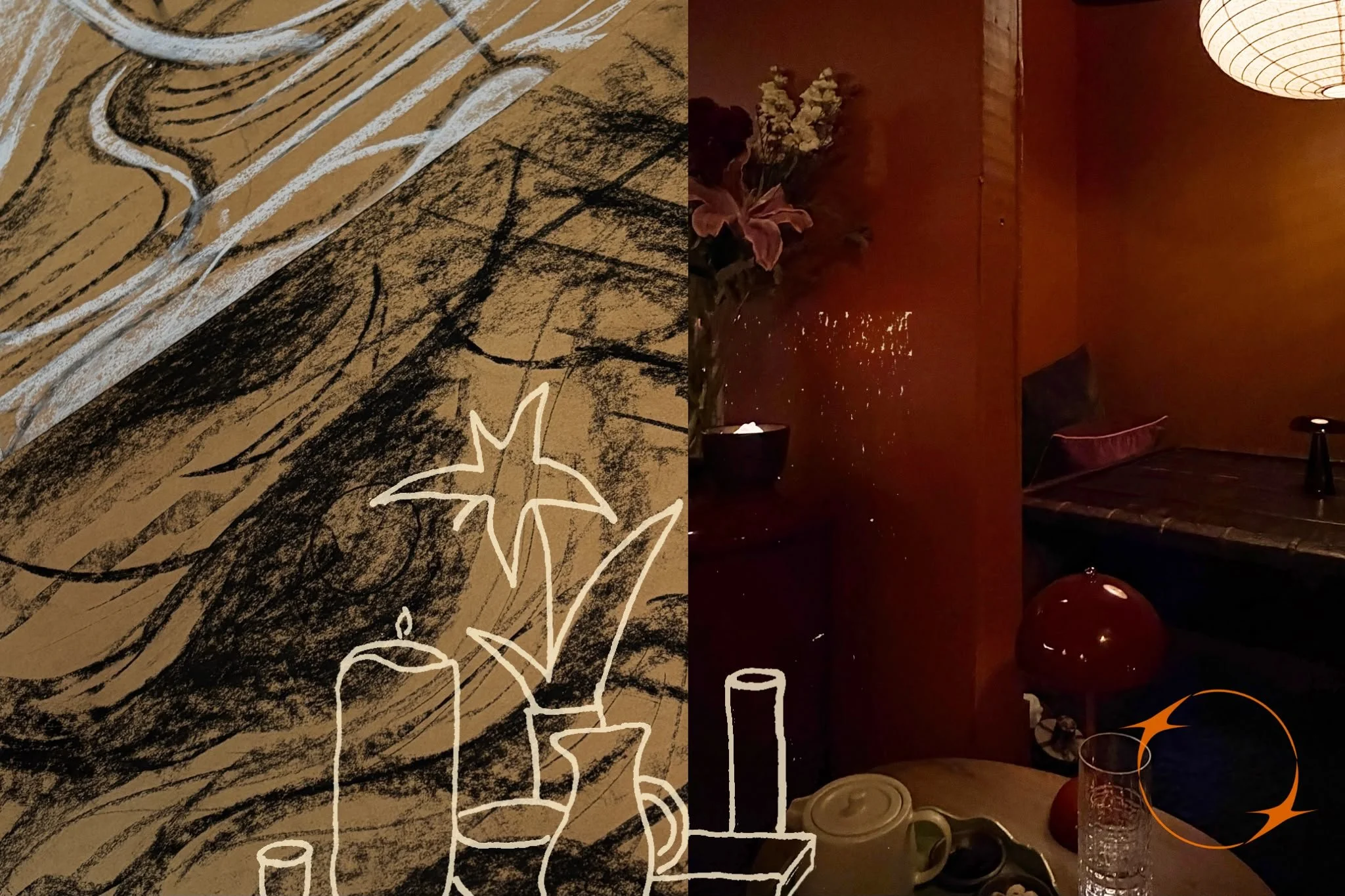 Still Life Drawing with Ash