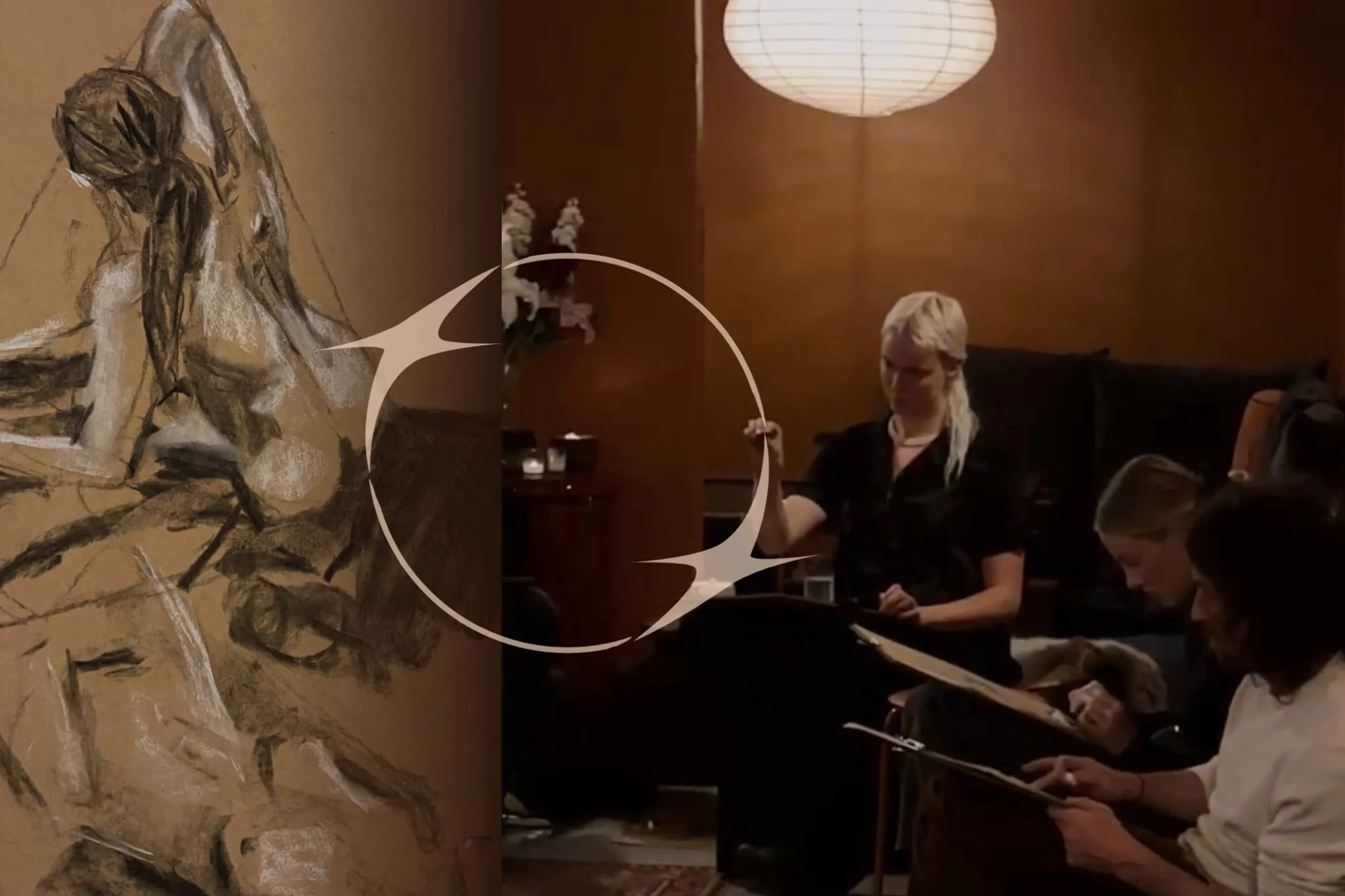 Live Model Drawing with Ash