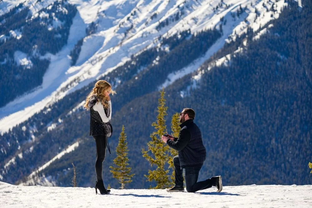 Aspen proposal photography by Darren Bridges