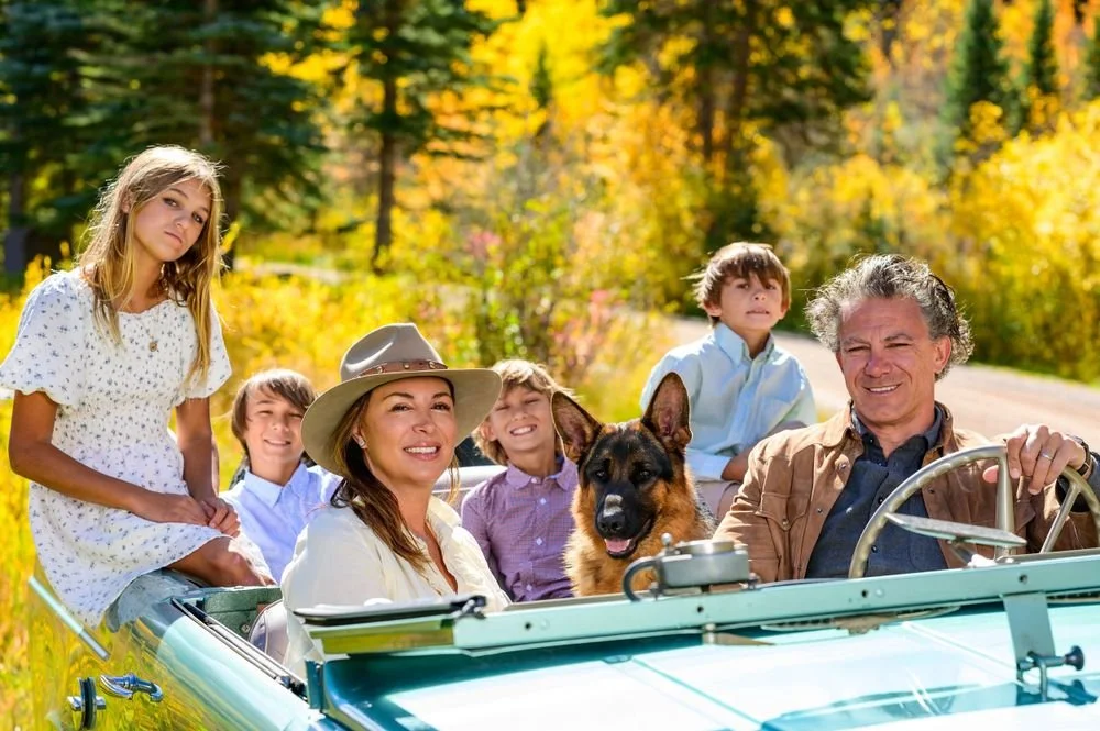 Aspen fall family portraits
