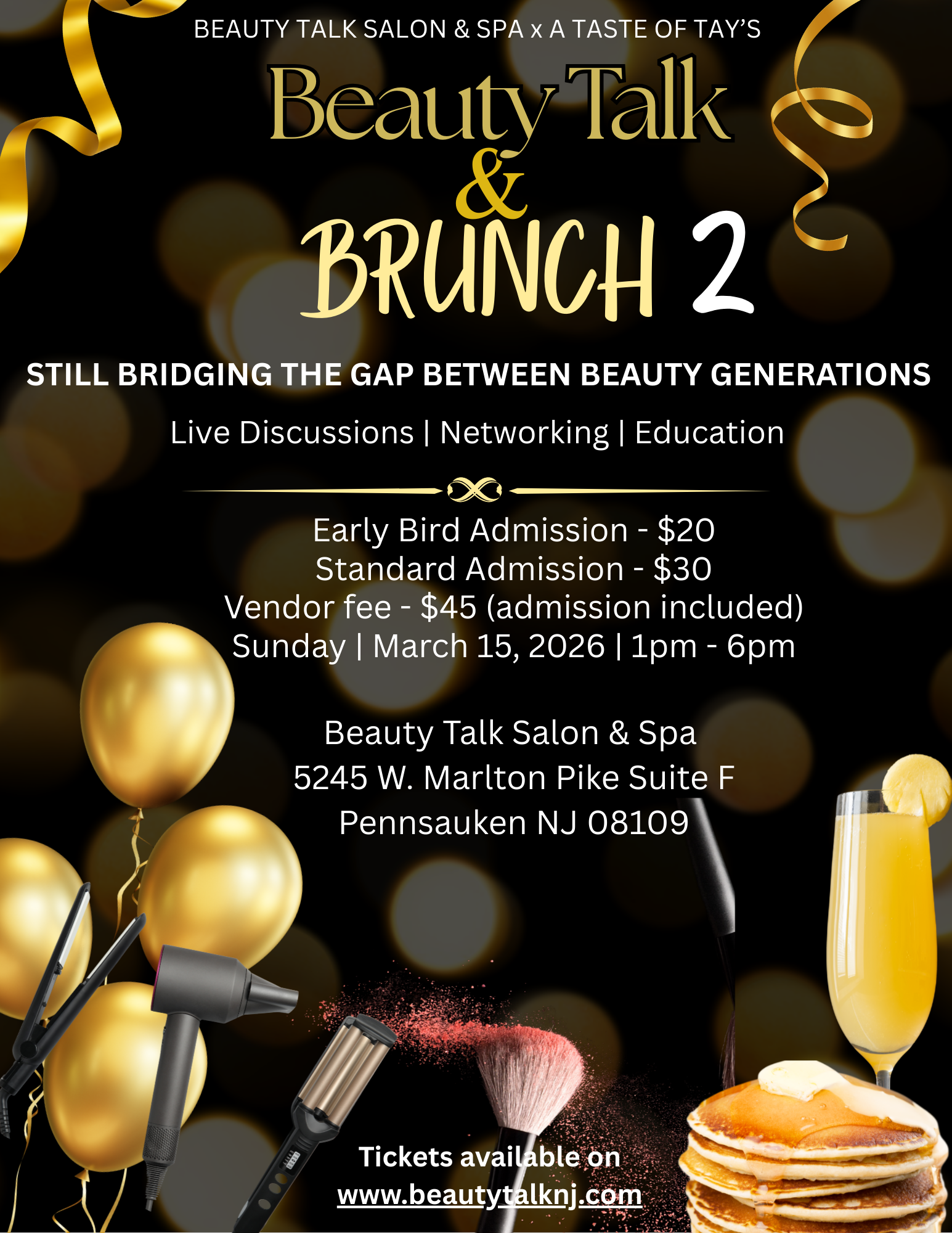 Beauty Talk & Brunch 2 ( Early Bird Special )