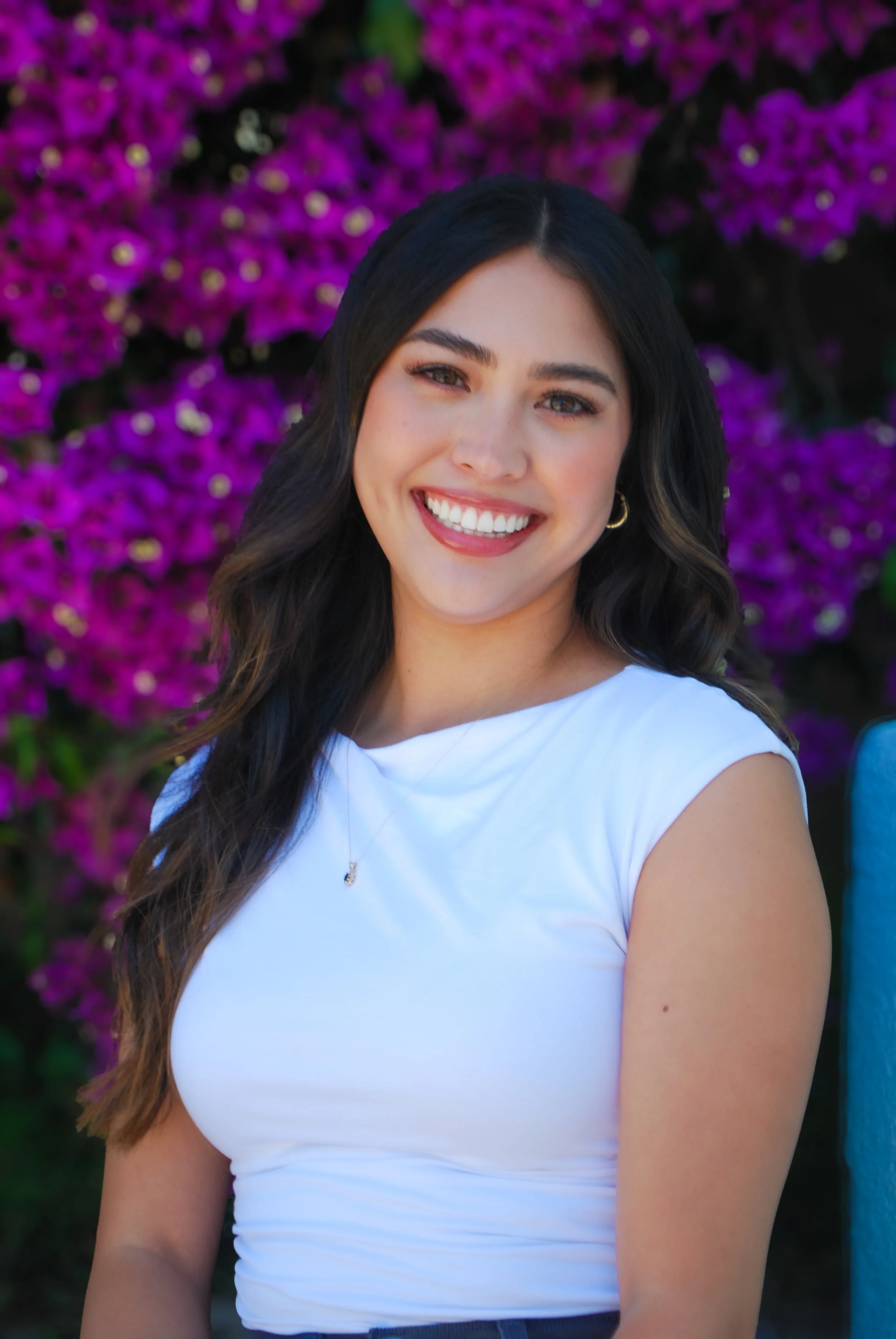 Girl smiling Hermosa Beach