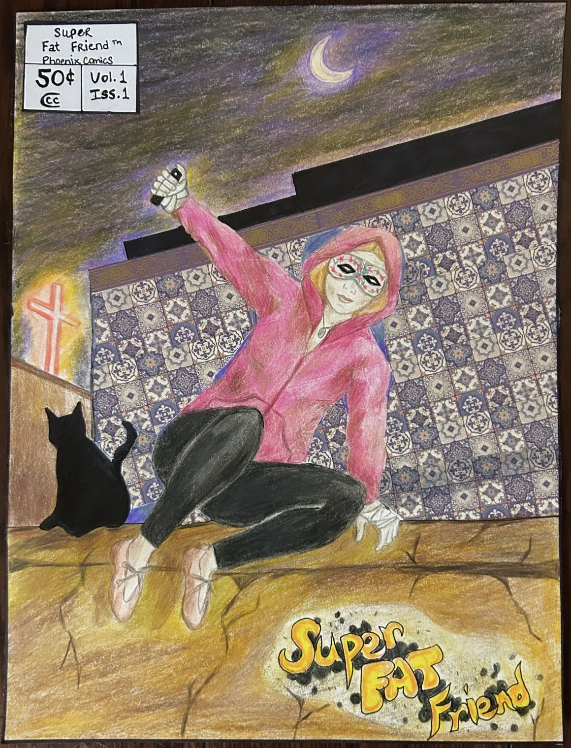 super fat friend, vigilante, women, boxing, superhero, los angeles, koreatown, polish, slavic, librarian