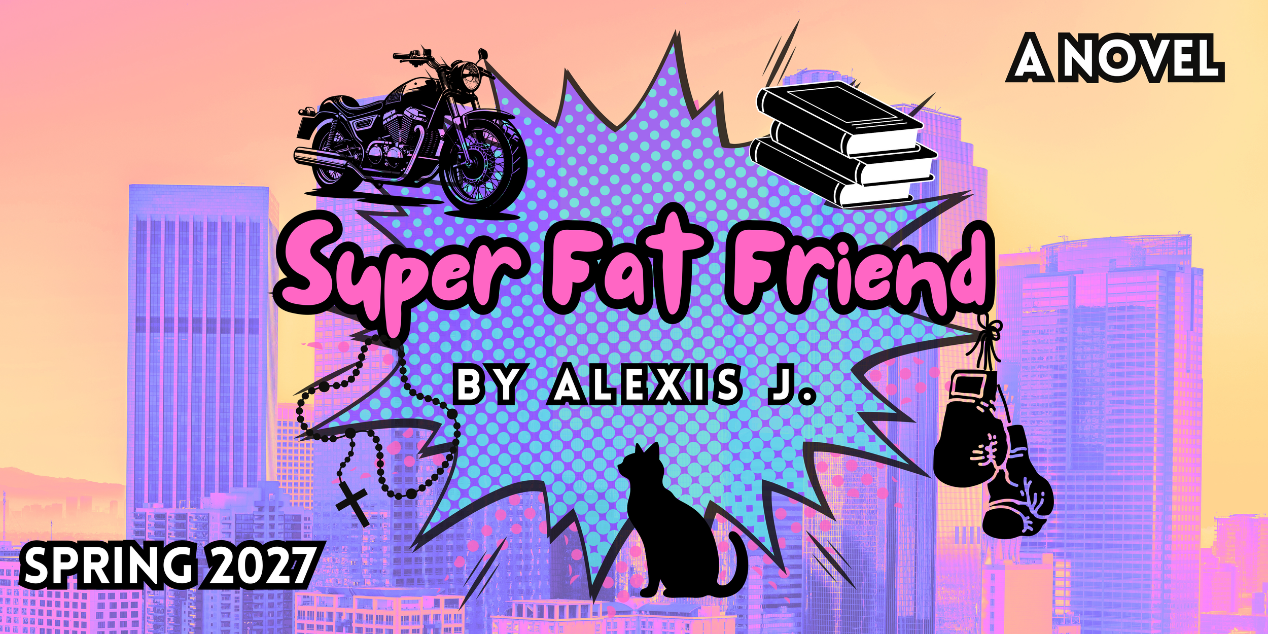 super fat friend, vigilante, women, boxing, superhero, los angeles, koreatown, polish, slavic, librarian