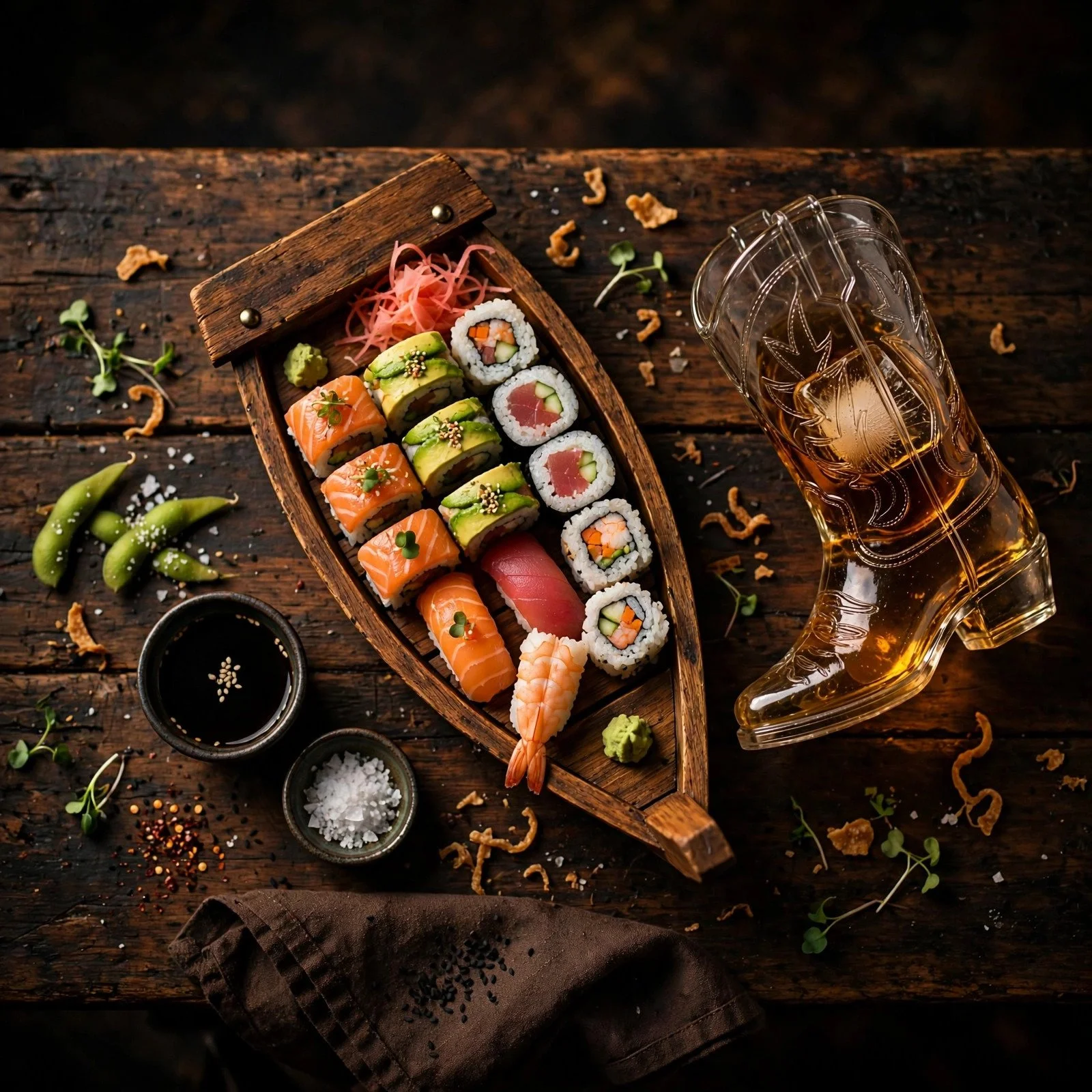 A Cowboy Saloon With a Full Sushi Bar Just Opened in Farmingdale