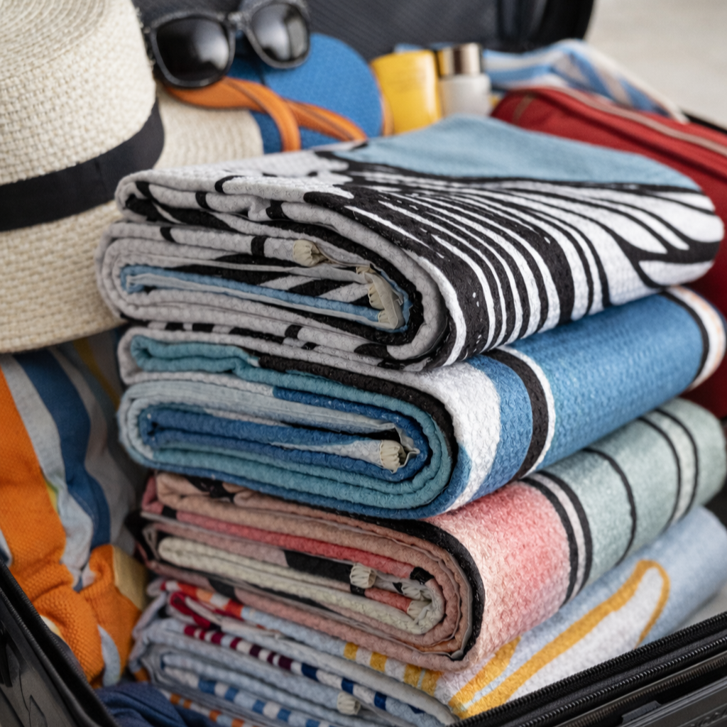 BEACHI: The Best Beach Towel for Travel (Carry-On Friendly, Sand-Free, and Seriously Stylish)