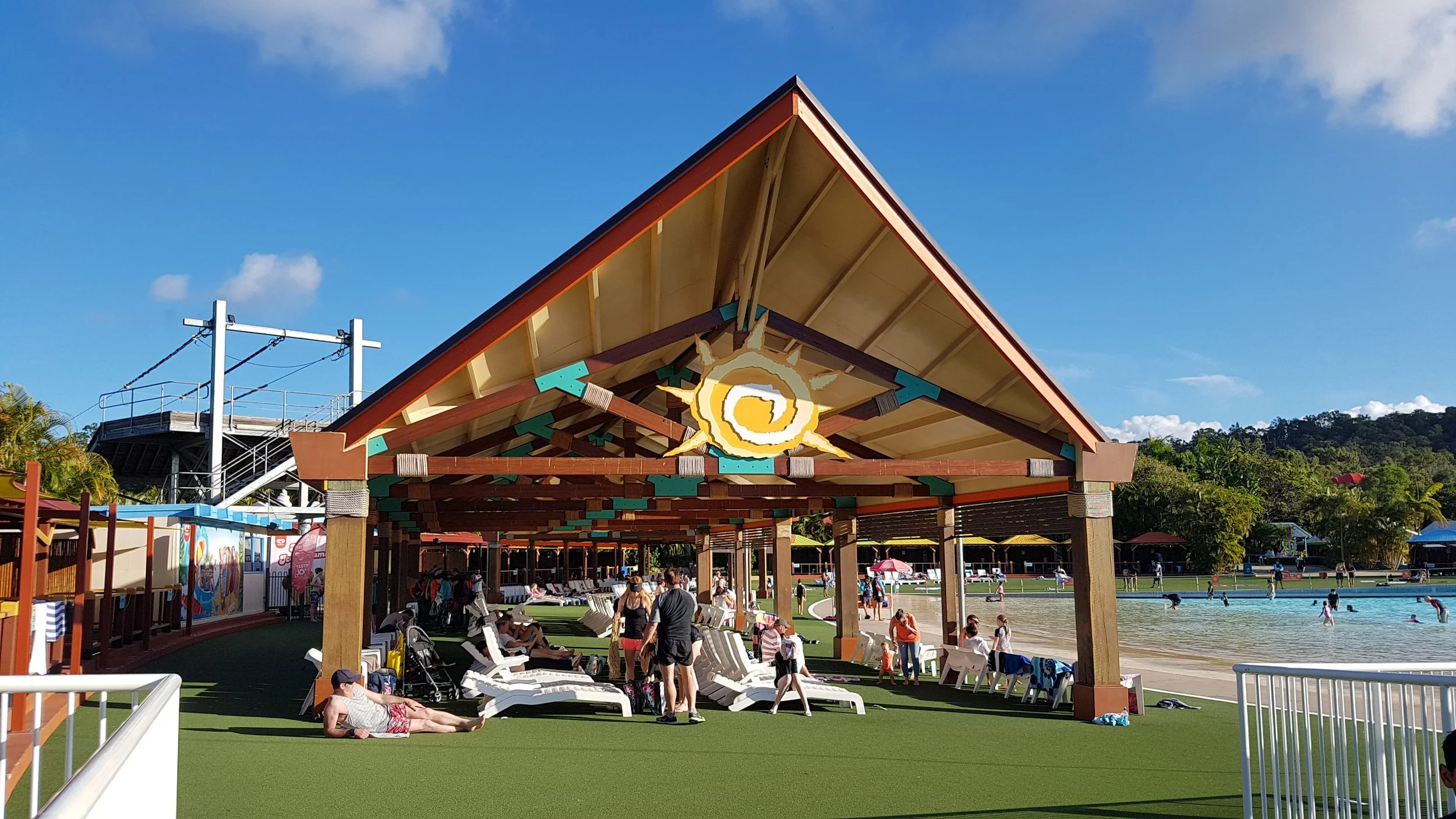 Wave Pool Pavillions